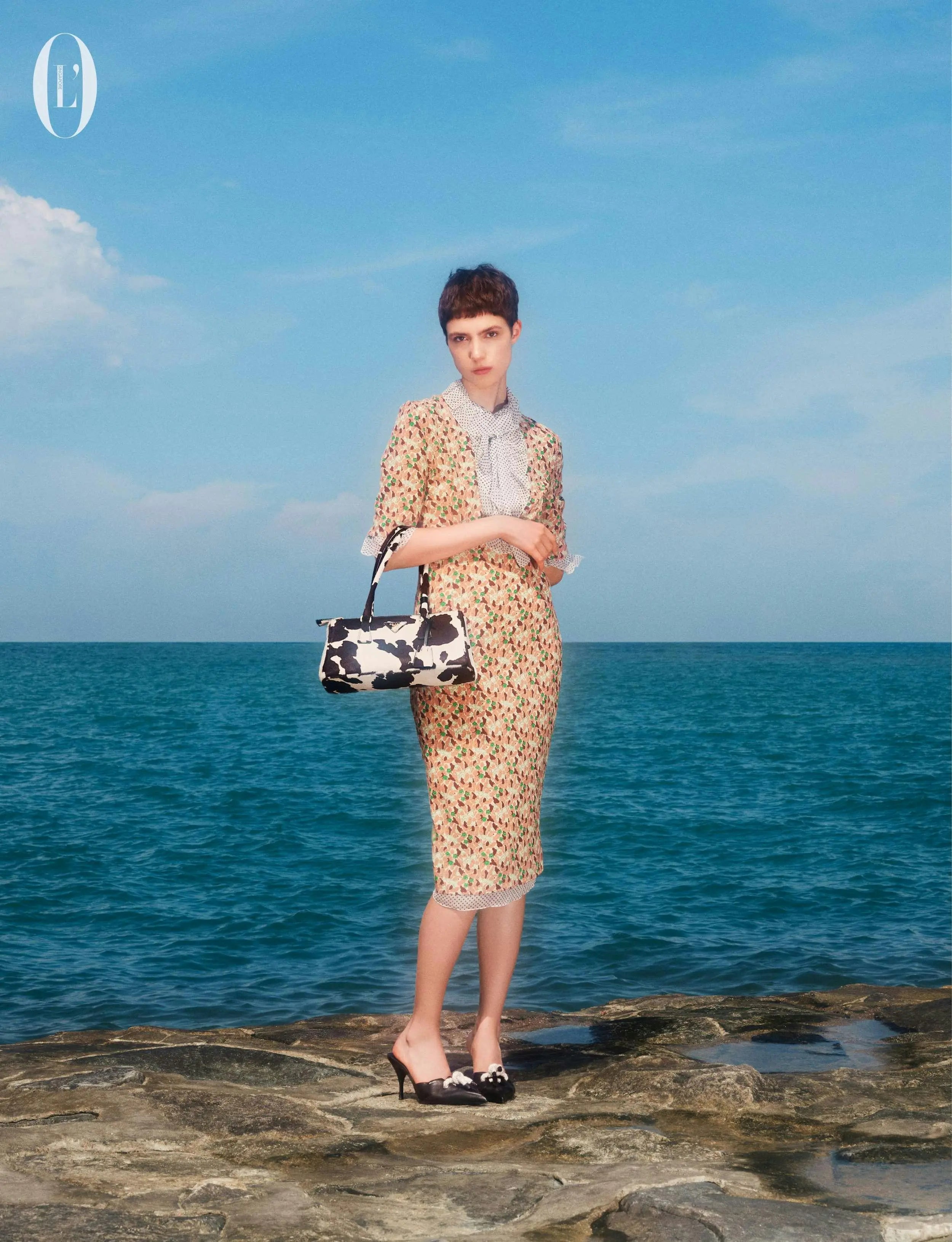 prada beach dress Maxi Waist Tie Dress in Navy