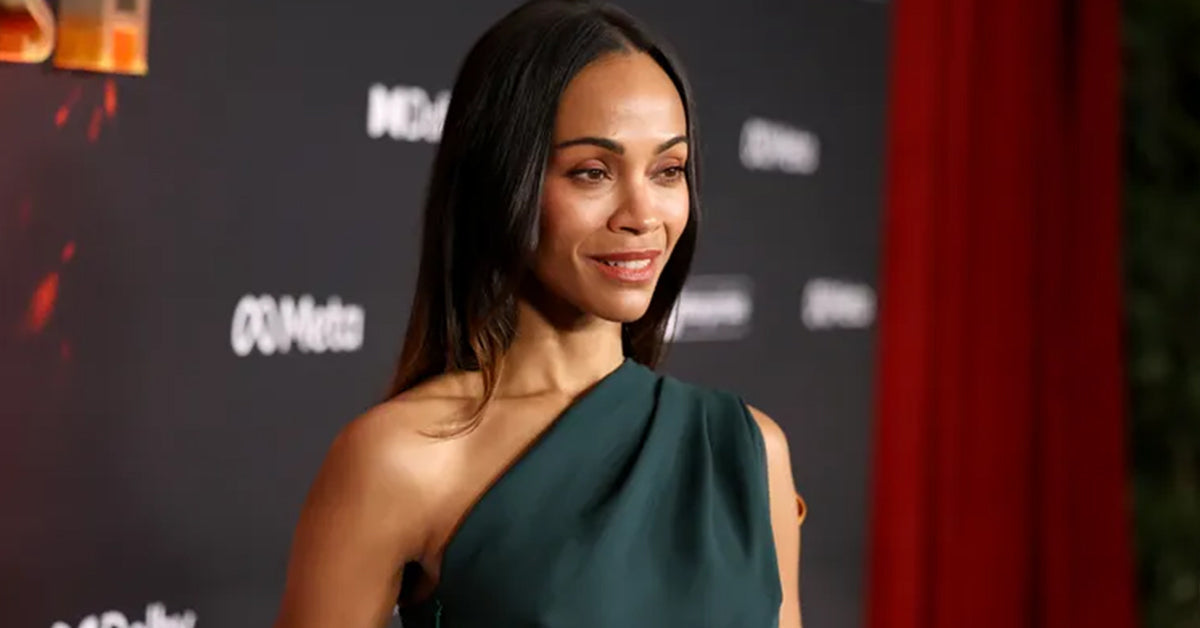 Zoe Saldaña’s Gravity-Defying Structural Top Is A Masterclass In Architectural Risk