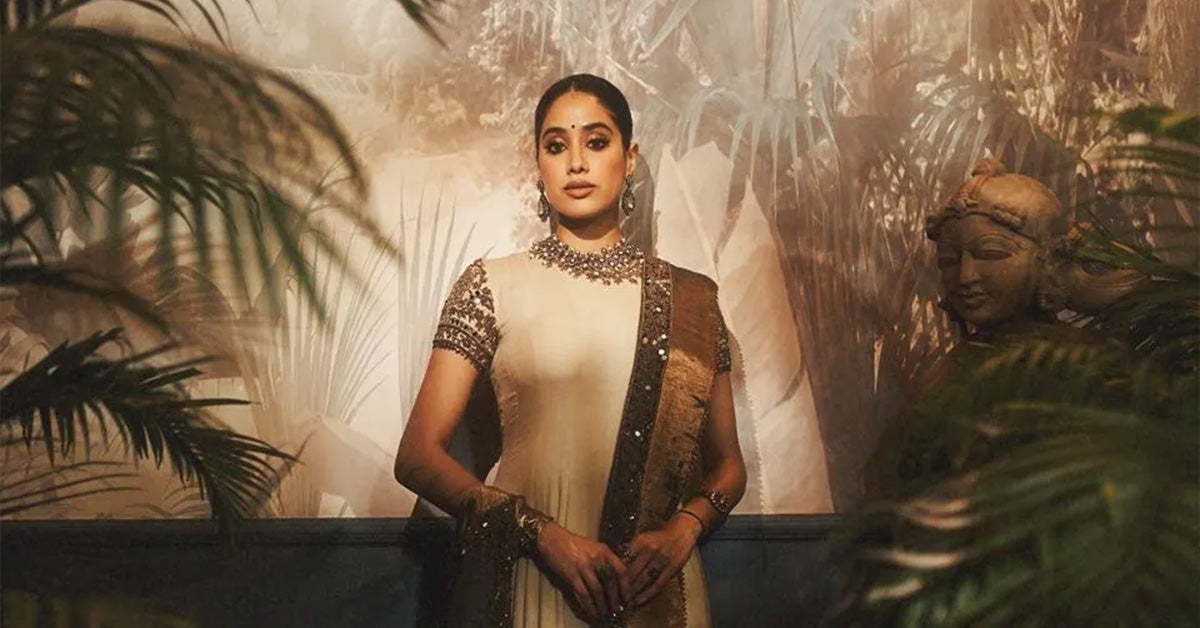 Janhvi Kapoor’s Ivory Kalidar: Why Quiet Luxury Just Conquered Bollywood