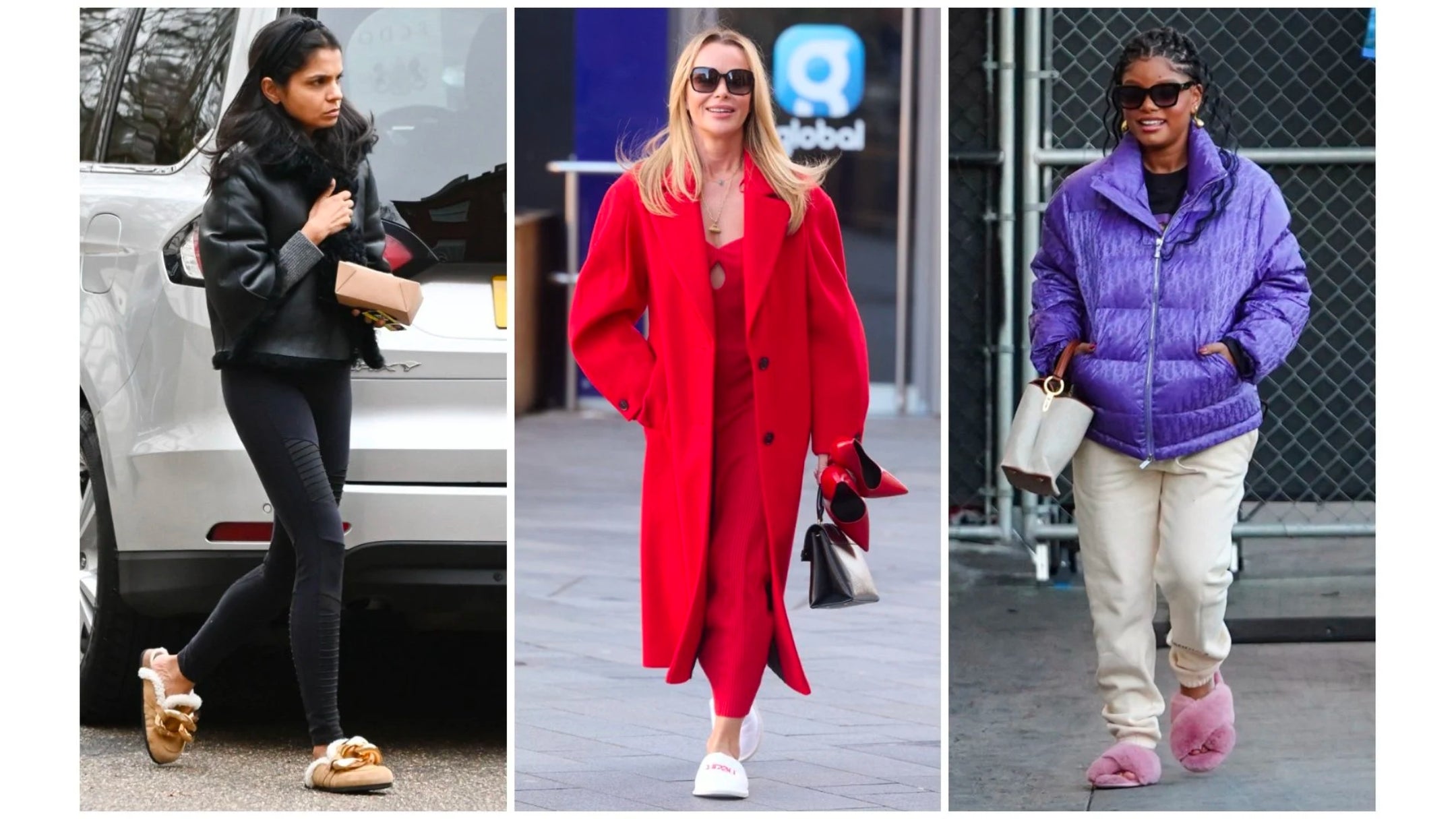 Akshata Murty, Amanda Holden and Halle Bailey embracing the slippers trend