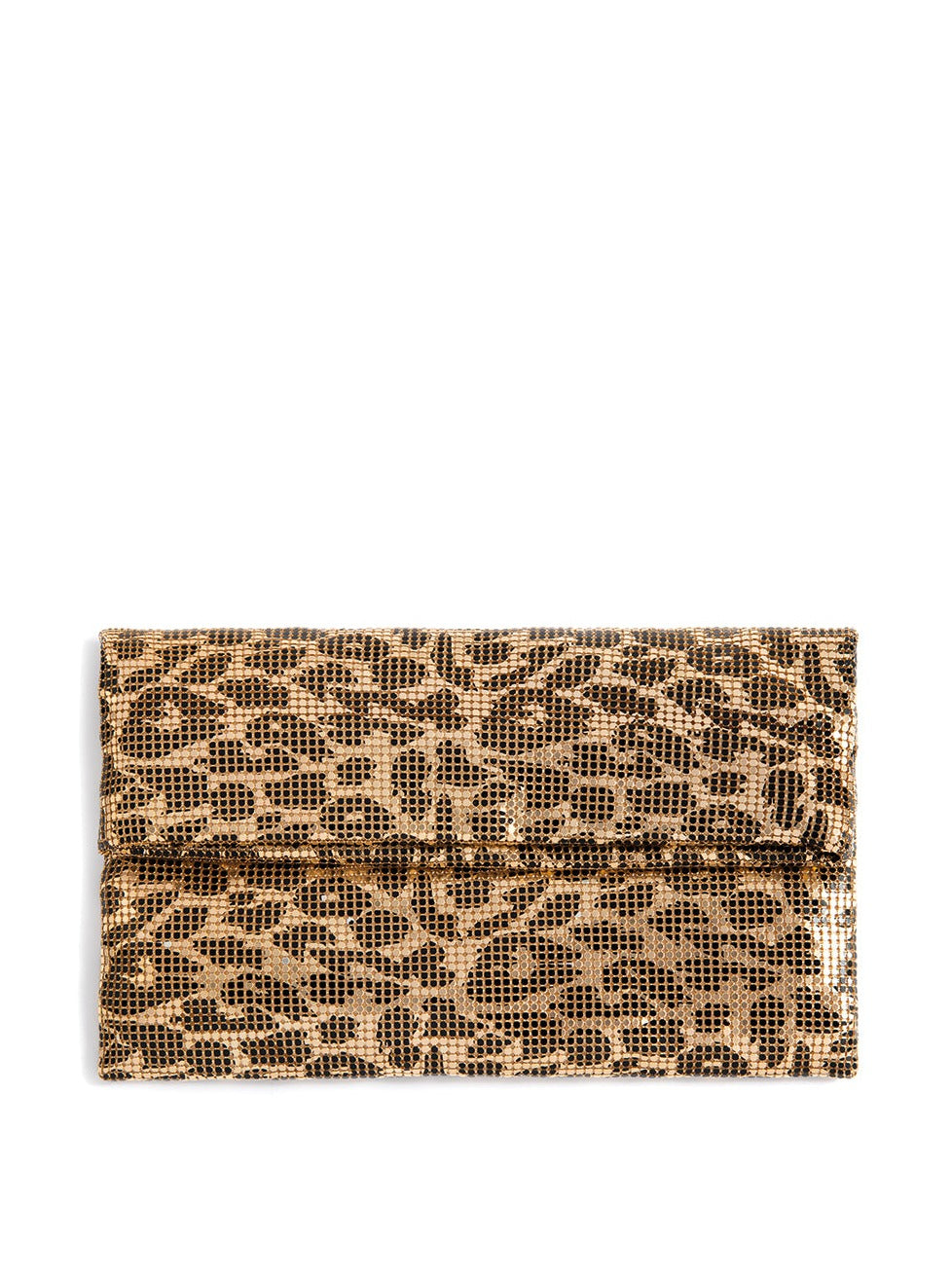 Ty Fold Clutch,Gold