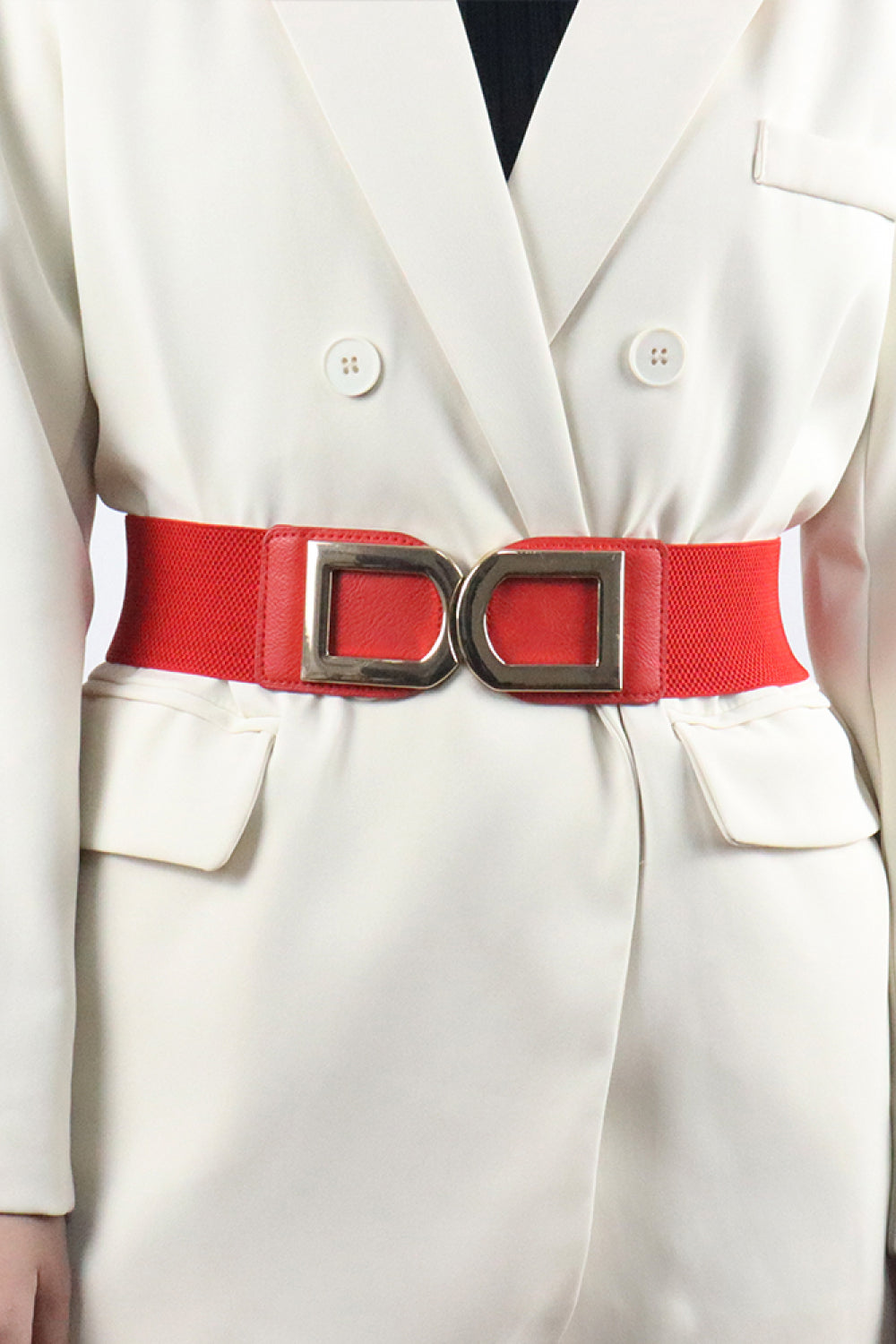 Buy Double D Buckle PU Belt by Faz