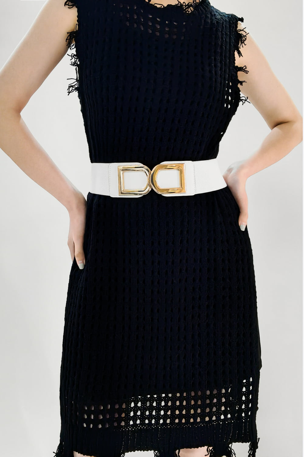 Buy Double D Buckle PU Belt by Faz