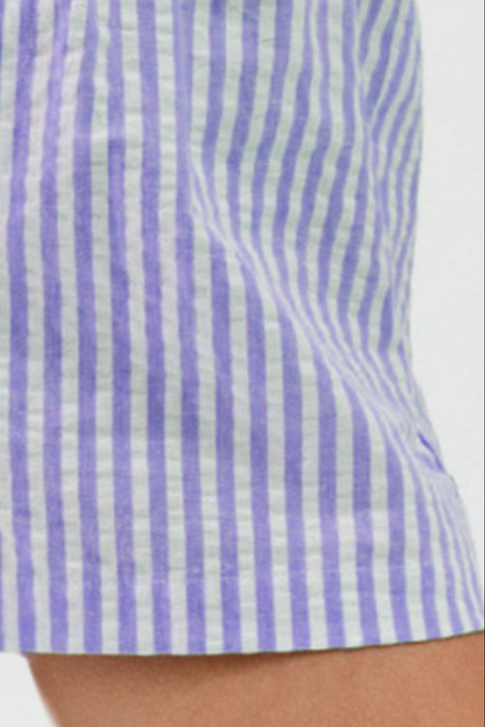 Buy Striped Elastic Waist Shorts by Faz