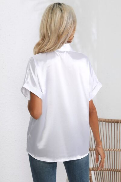 Buy Collared Neck Short Sleeve Shirt by B&S