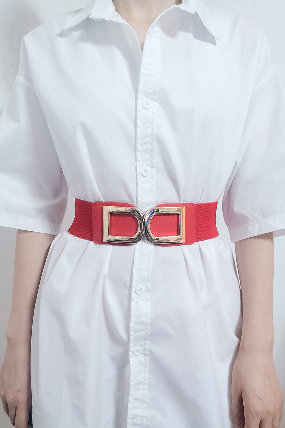 Buy Double D Buckle PU Belt by Faz
