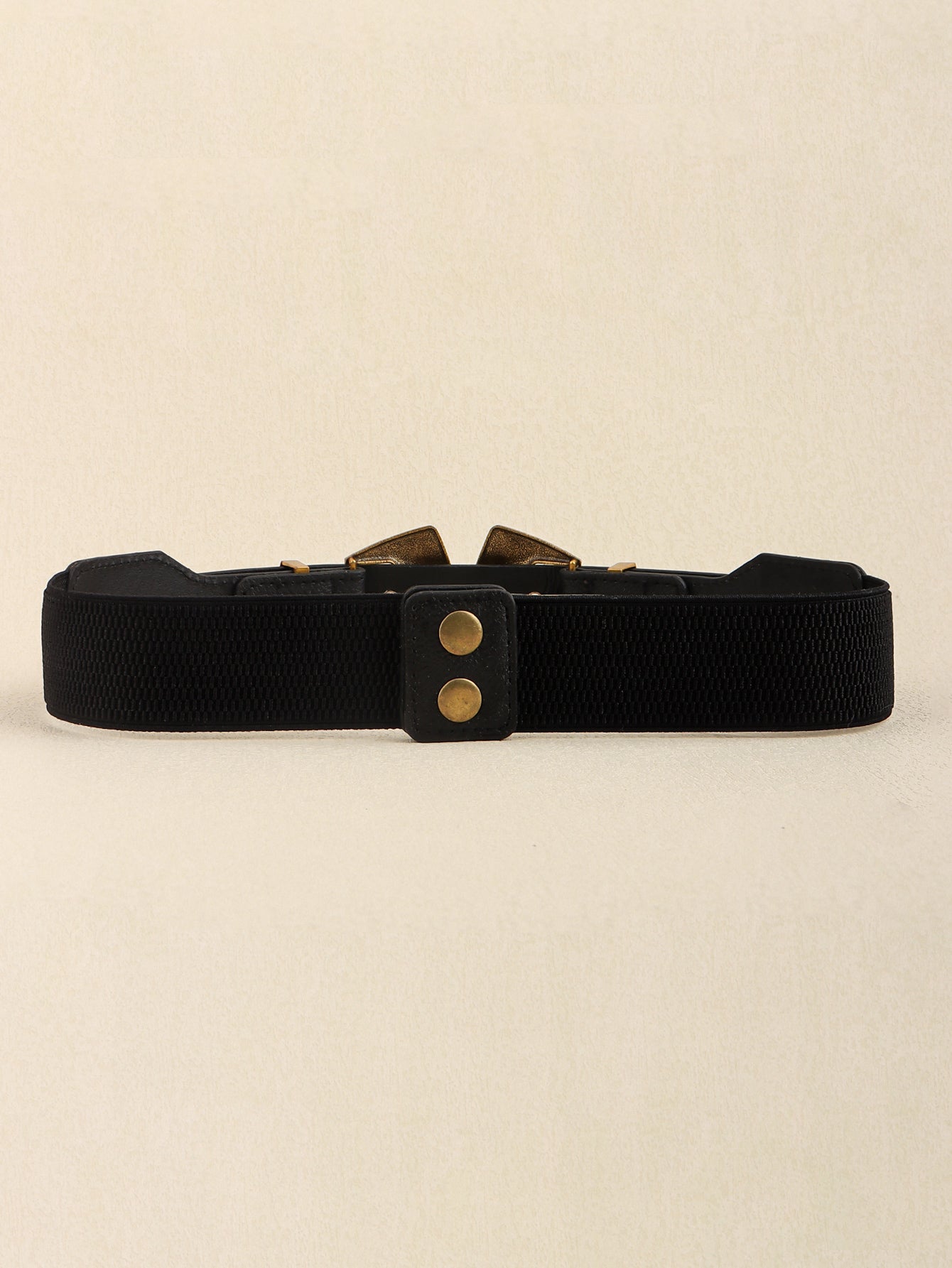 Buy Double Buckle PU Leather Belt by Faz