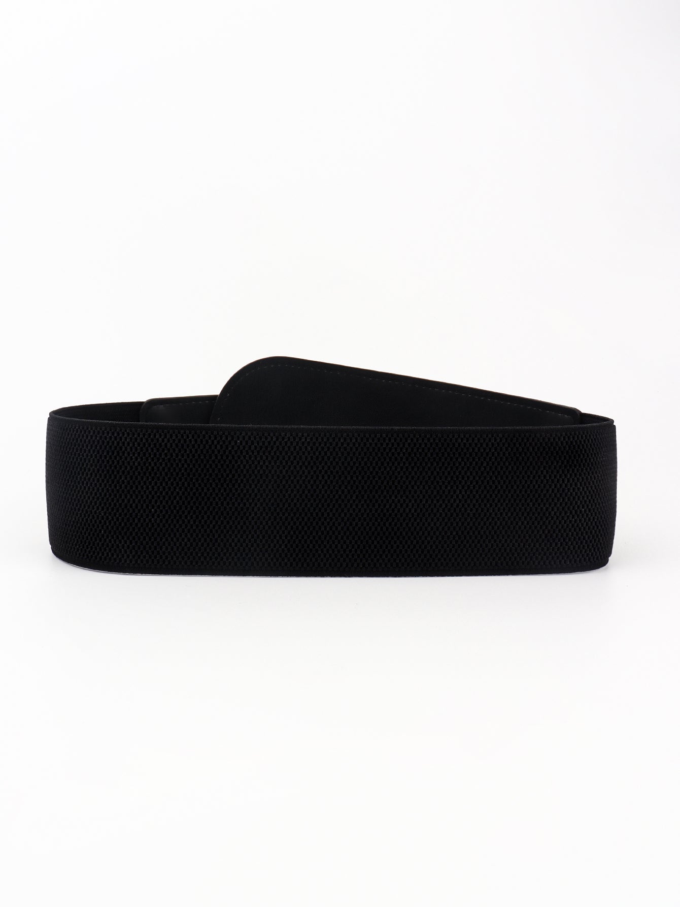 Buy PU Elastic Wide Belt with Alloy Buckle by Faz