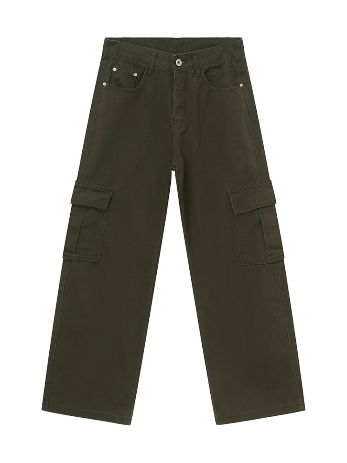 Buy Wide Leg Cargo Jeans by Faz