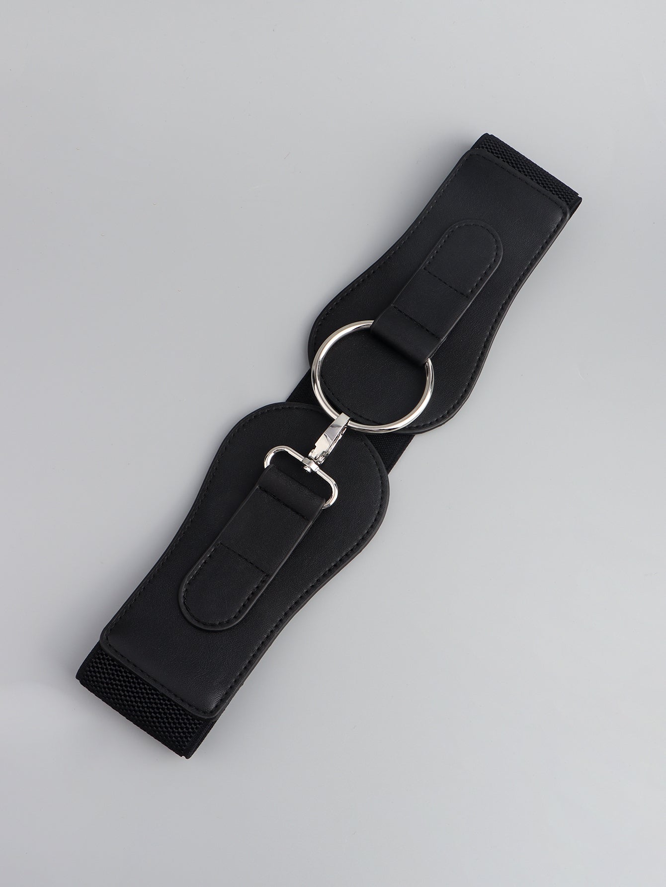 Buy PU Elastic Wide Belt by Faz