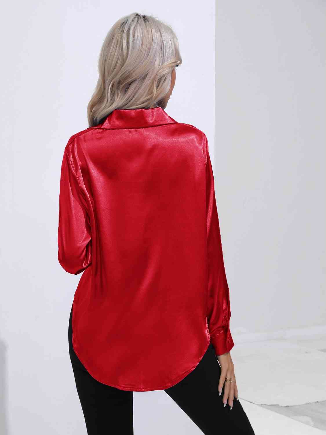 Buy Collared Neck Buttoned Long Sleeve Shirt by B&S