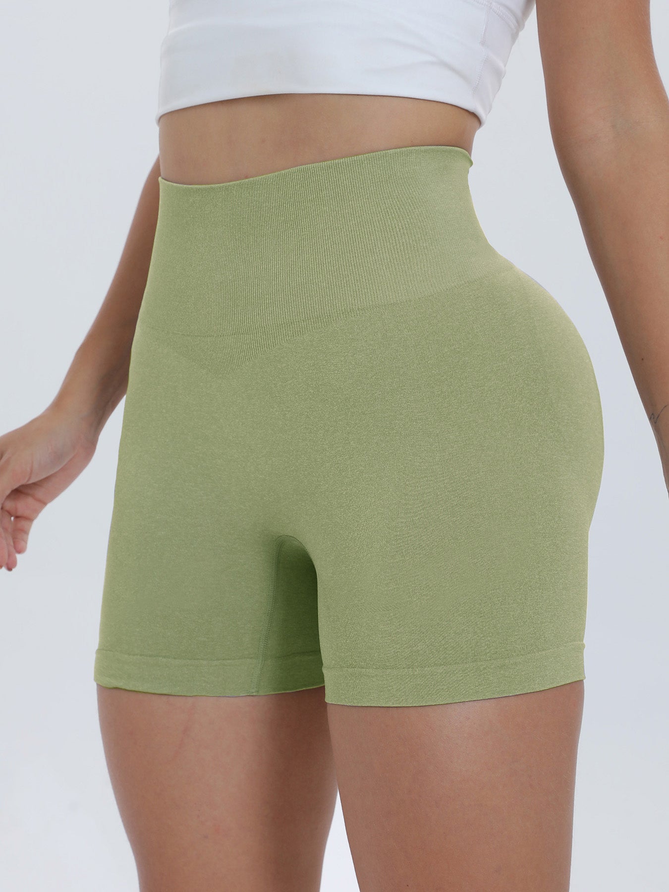 Buy High Waist Active Shorts by Faz