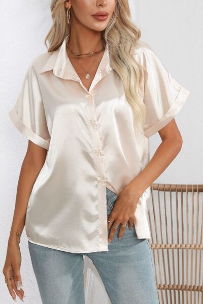 Buy Collared Neck Short Sleeve Shirt by B&S