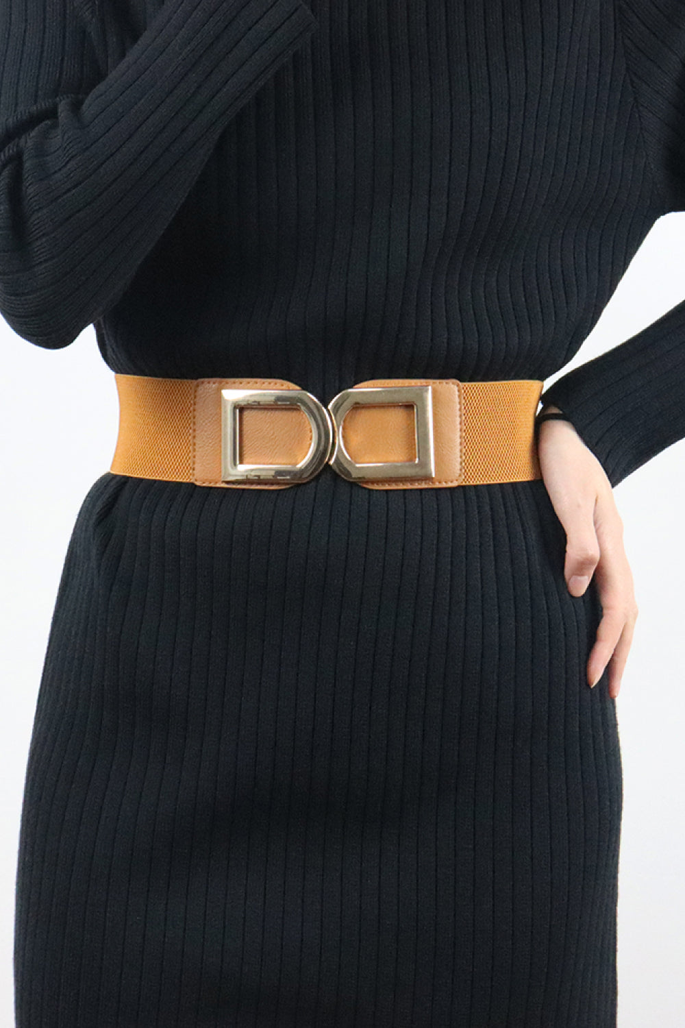 Buy Double D Buckle PU Belt by Faz