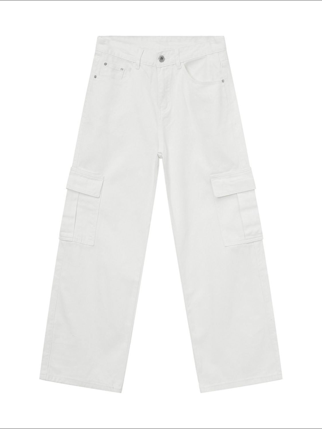 Buy Wide Leg Cargo Jeans by Faz