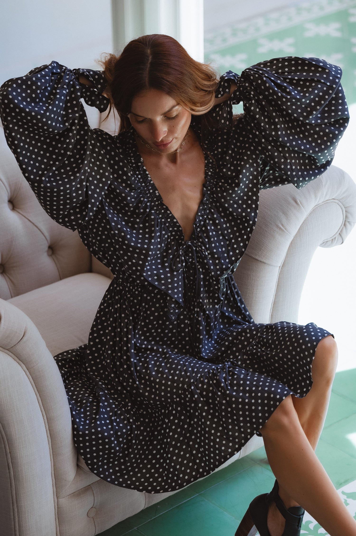 Buy Alice Long Sleeve Mini Dress by Bali ELF