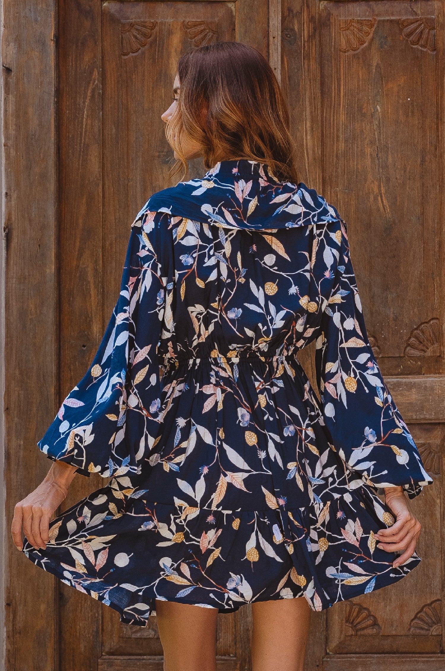 Buy Alice Long Sleeve Mini Dress by Bali ELF