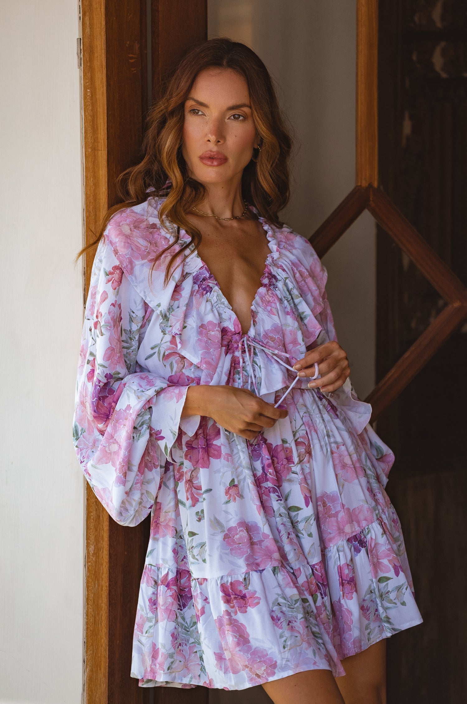 Buy Alice Long Sleeve Mini Dress by Bali ELF