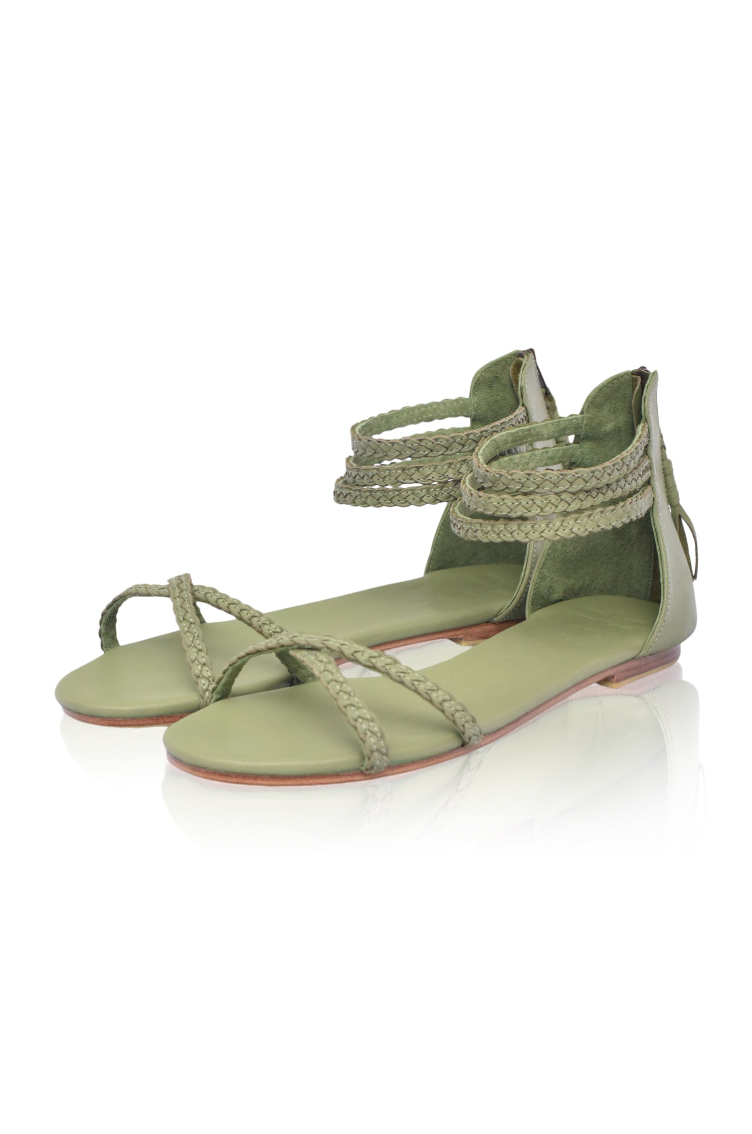 Buy Calypso Thong Leather Sandals by Bali ELF