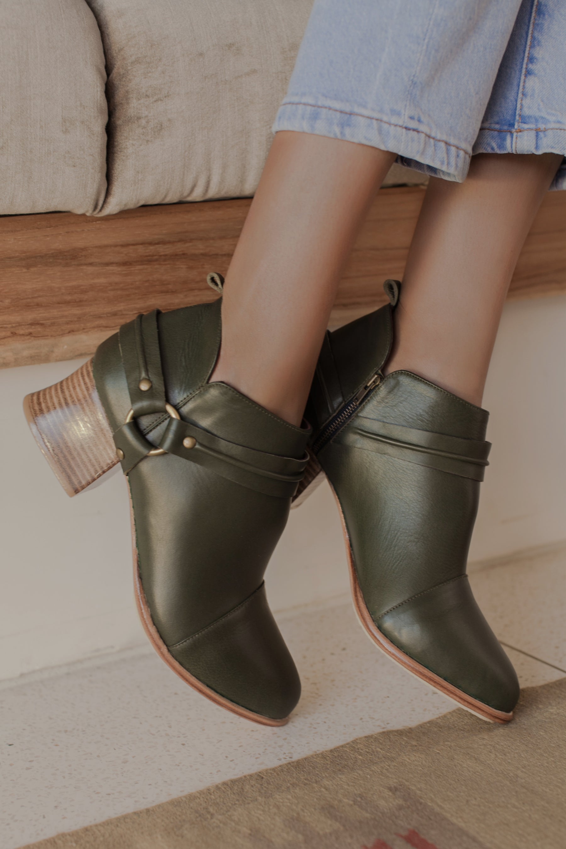 Buy Dasha Low Ankle Booties by Bali ELF