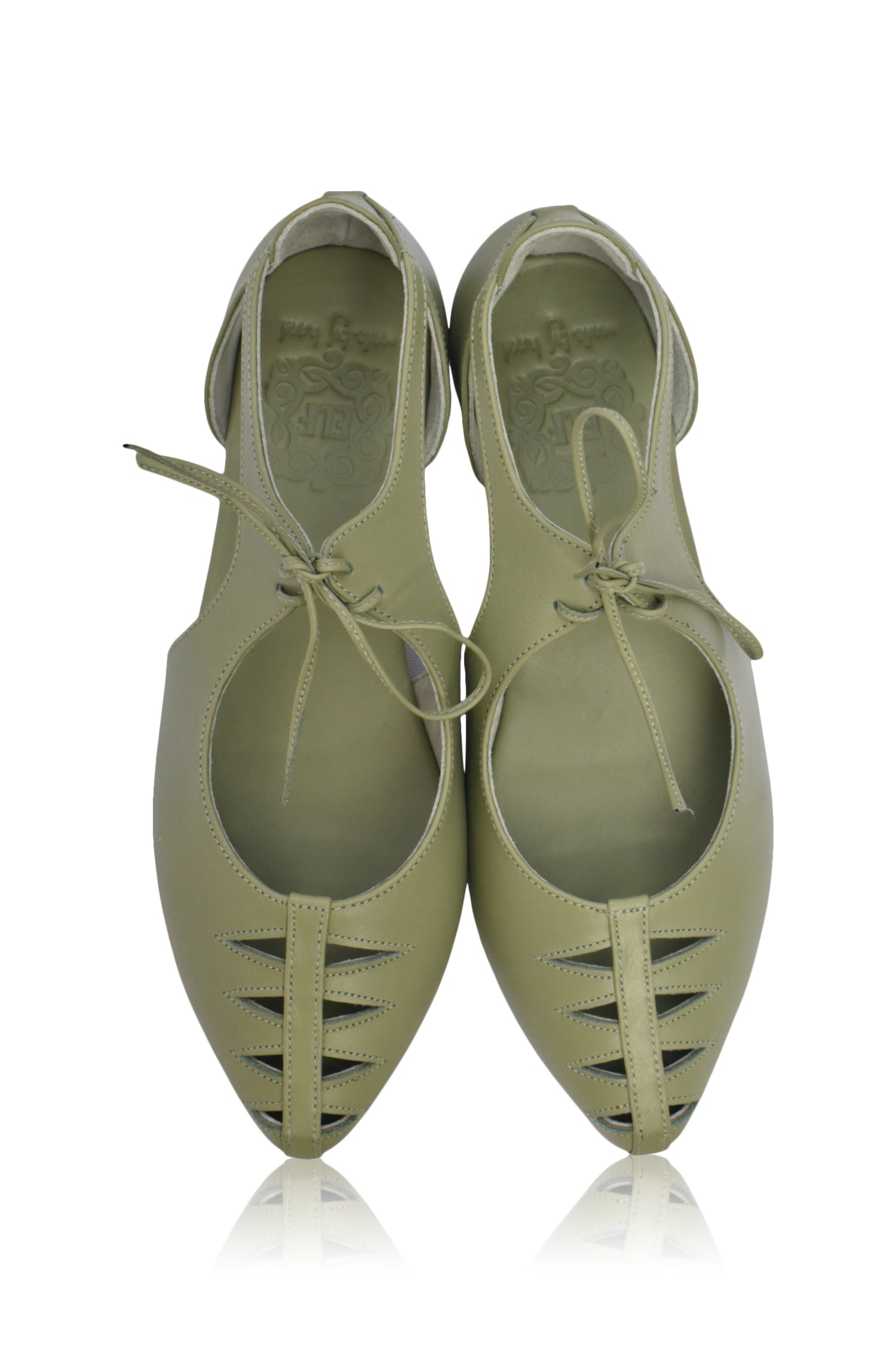 Buy Eden Pointy Toe Ballet Flats by Bali ELF