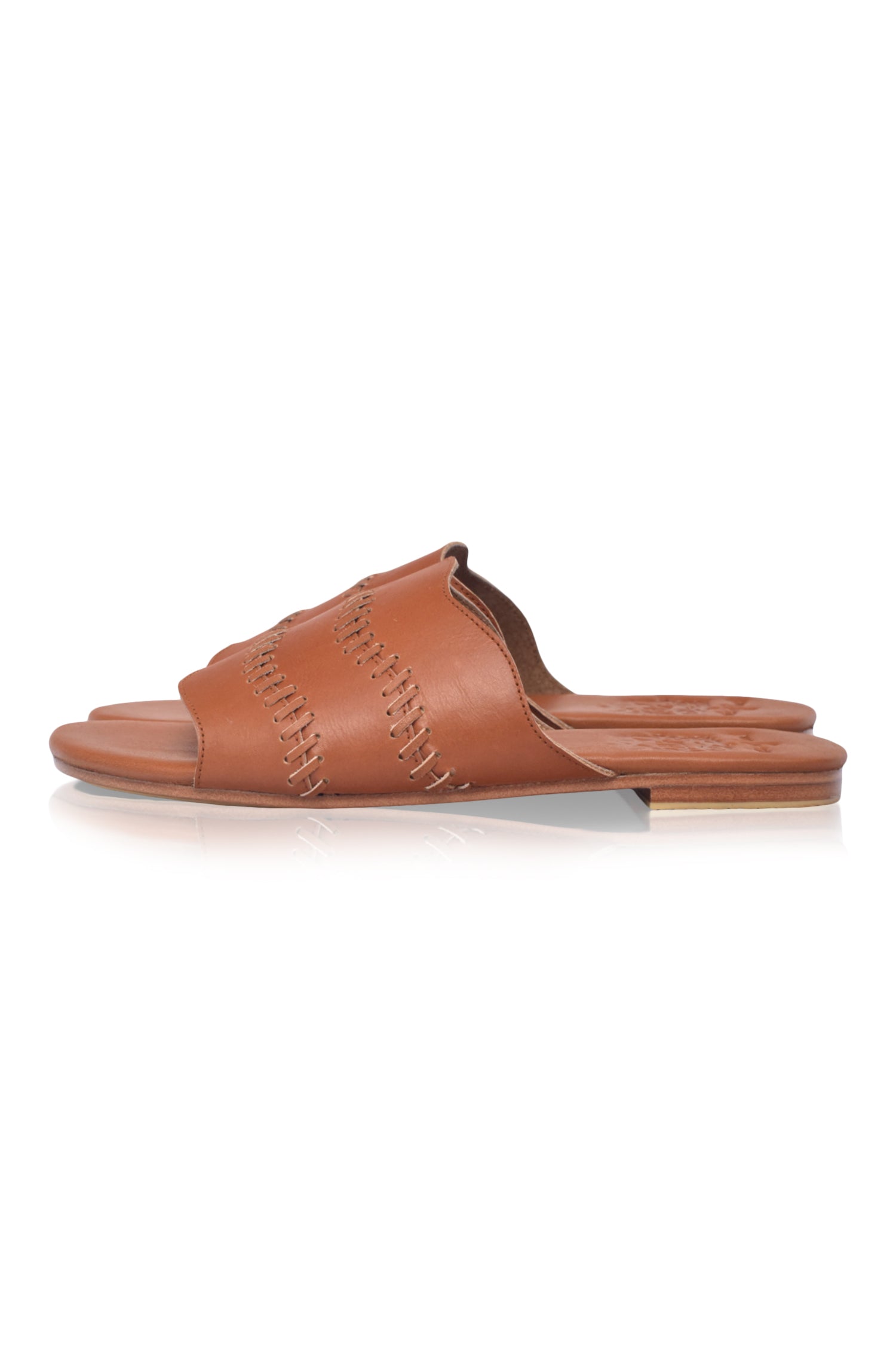 Buy Enzo Leather Slides by Bali ELF