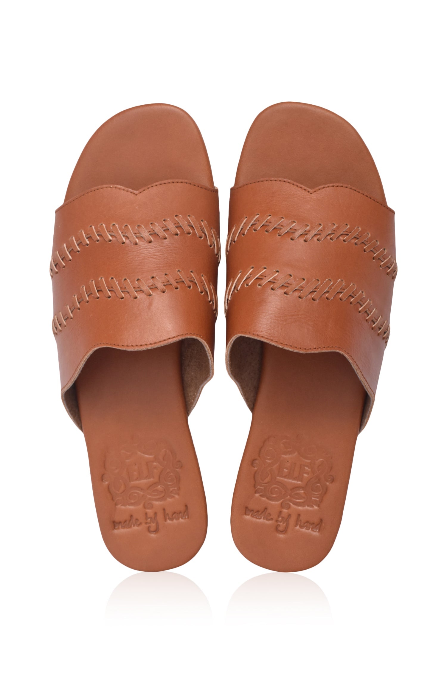 Buy Enzo Leather Slides by Bali ELF