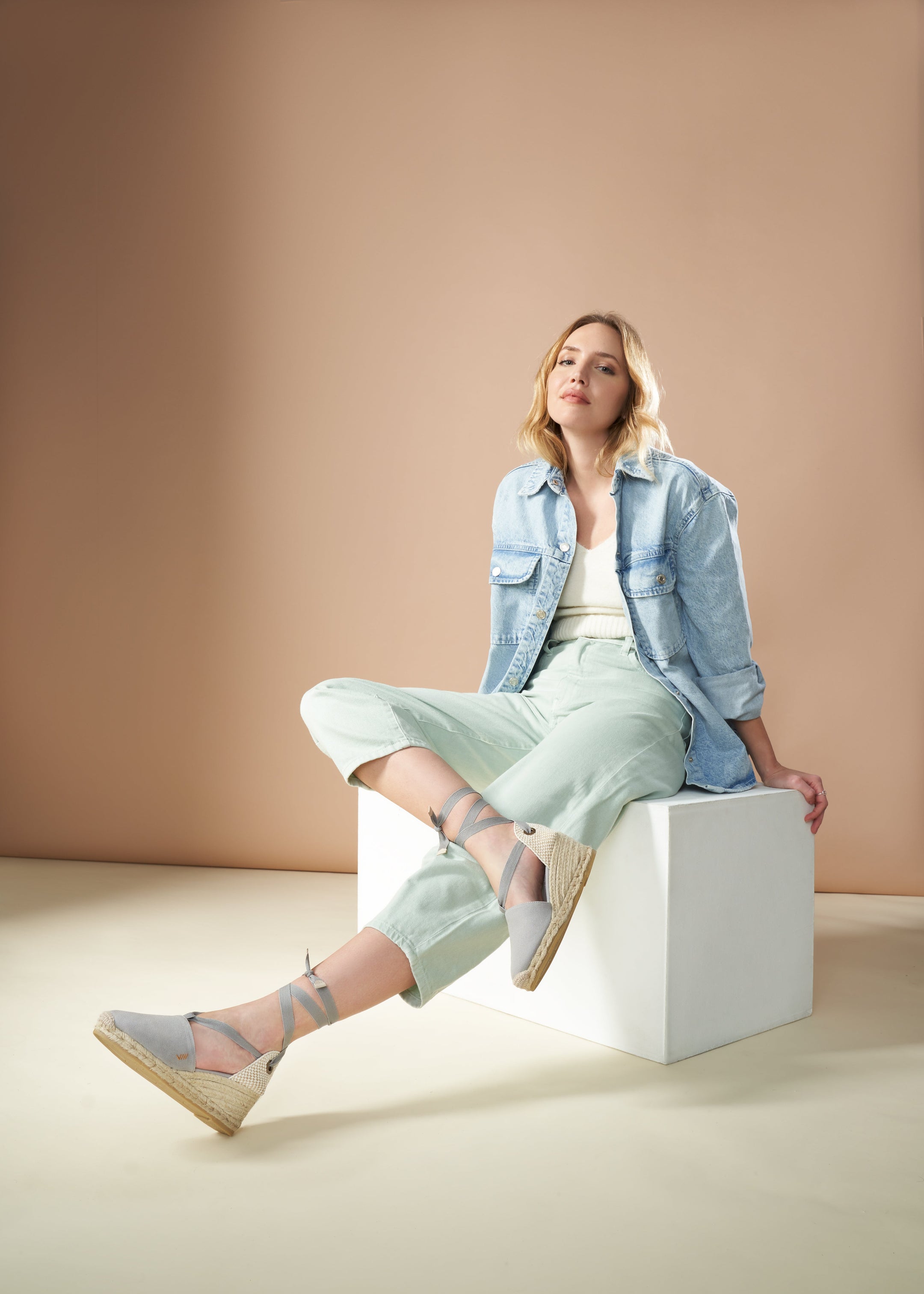 Buy Escala Canvas Espadrille Wedges by Viscata