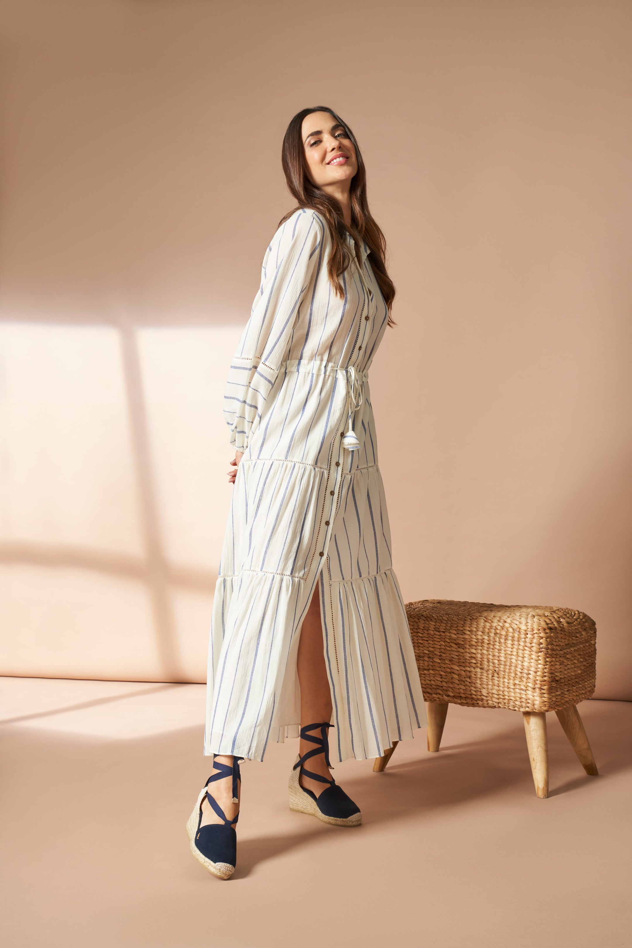 Buy Escala Canvas Espadrille Wedges by Viscata