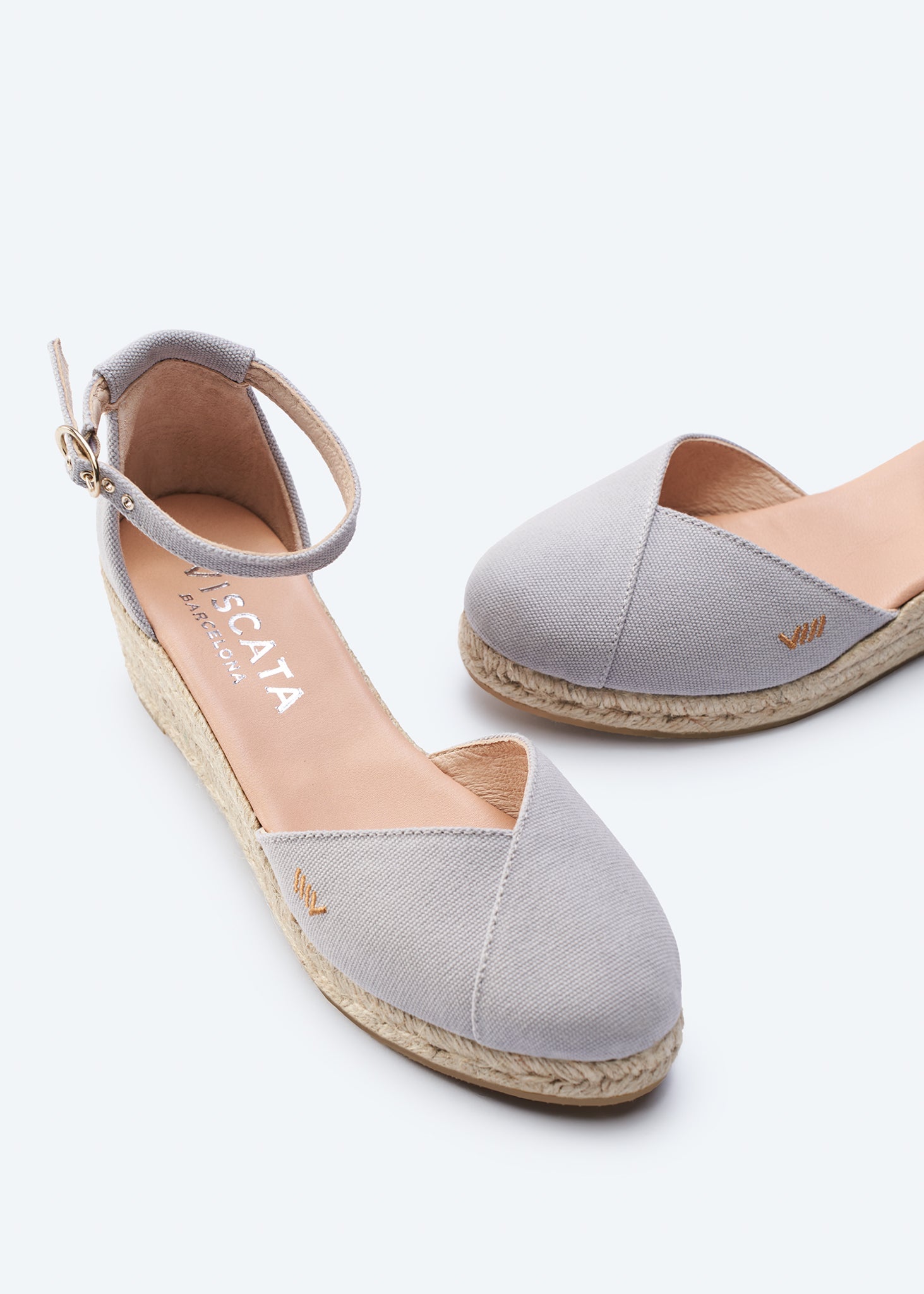 Buy Formiga Canvas Espadrille Wedges by Viscata