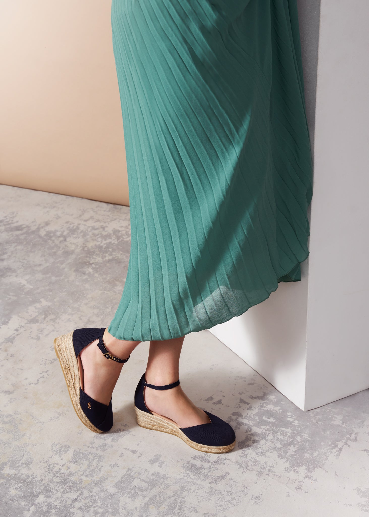 Buy Formiga Canvas Espadrille Wedges by Viscata