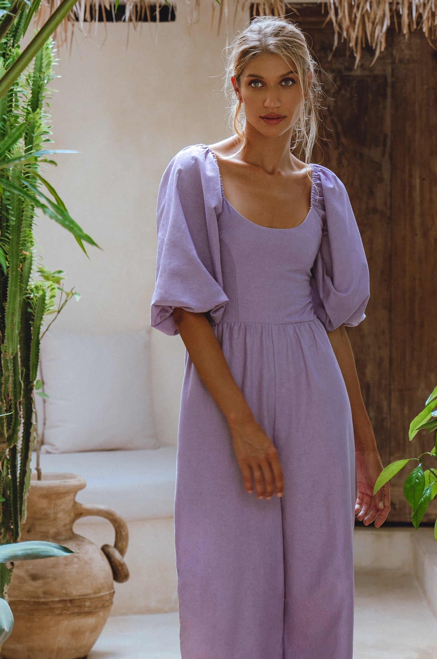 Buy Heaven Bay Linen Jumpsuit by Bali ELF