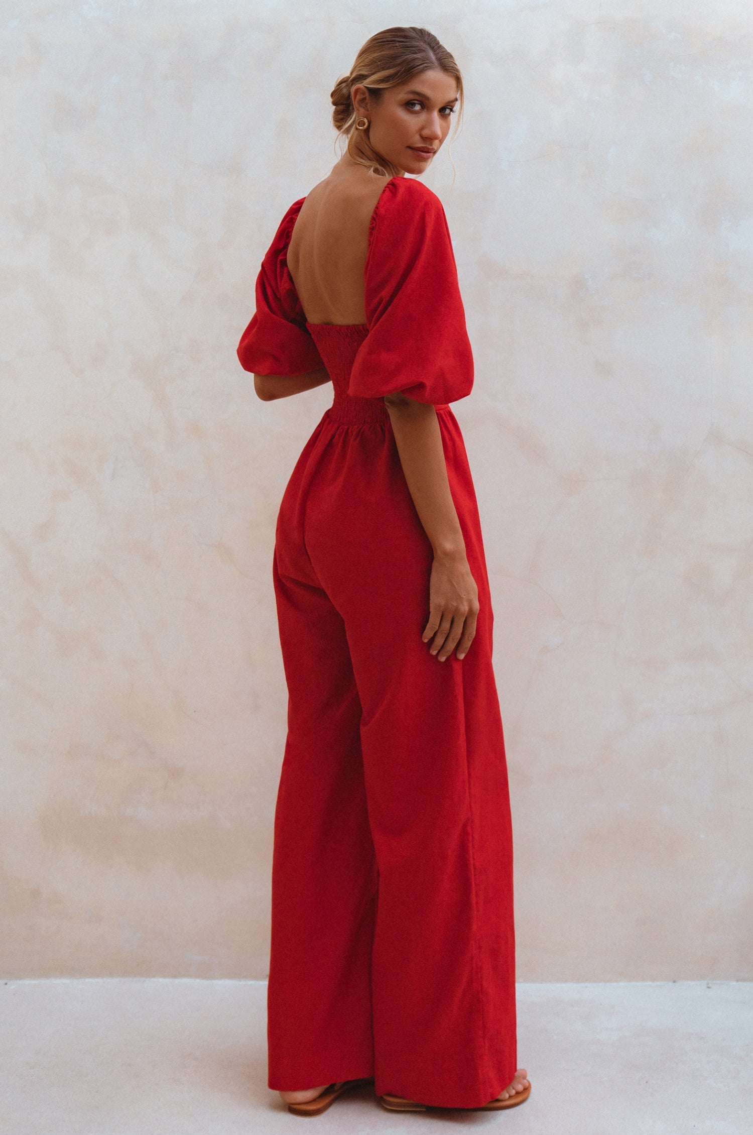 Buy Heaven Bay Linen Jumpsuit by Bali ELF