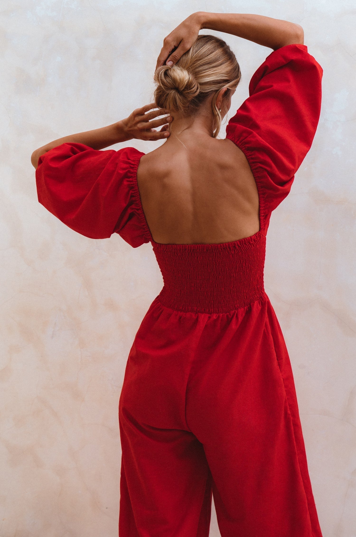 Buy Heaven Bay Linen Jumpsuit by Bali ELF