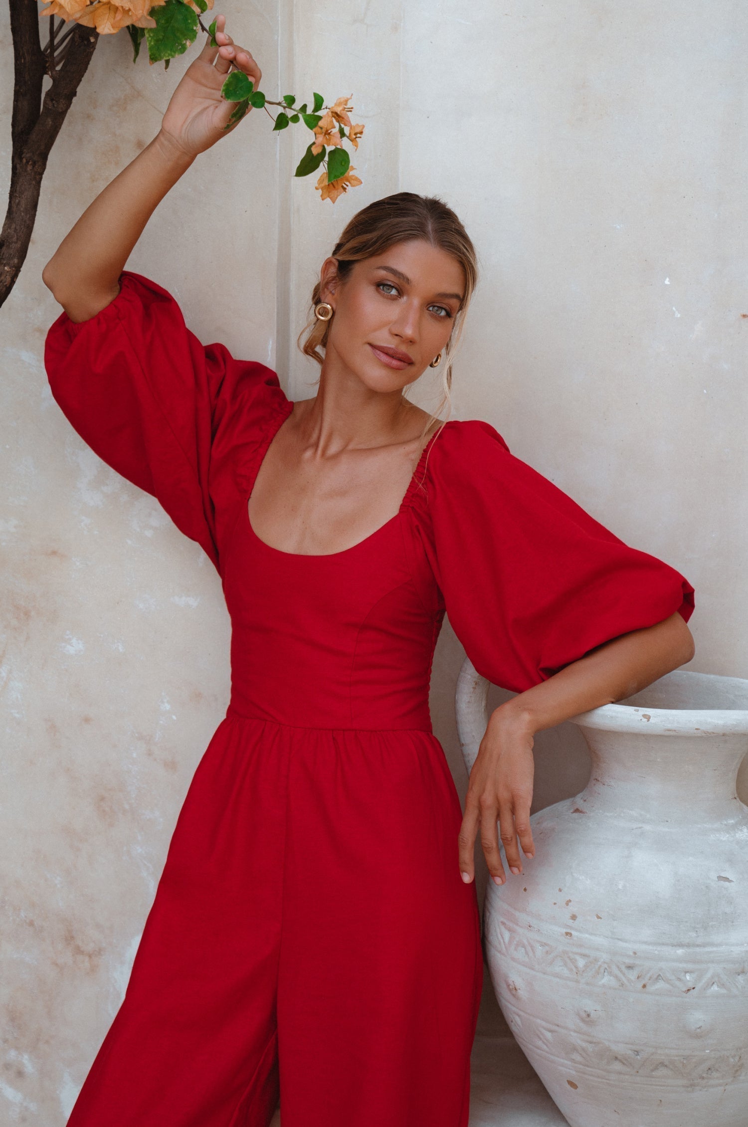 Buy Heaven Bay Linen Jumpsuit by Bali ELF