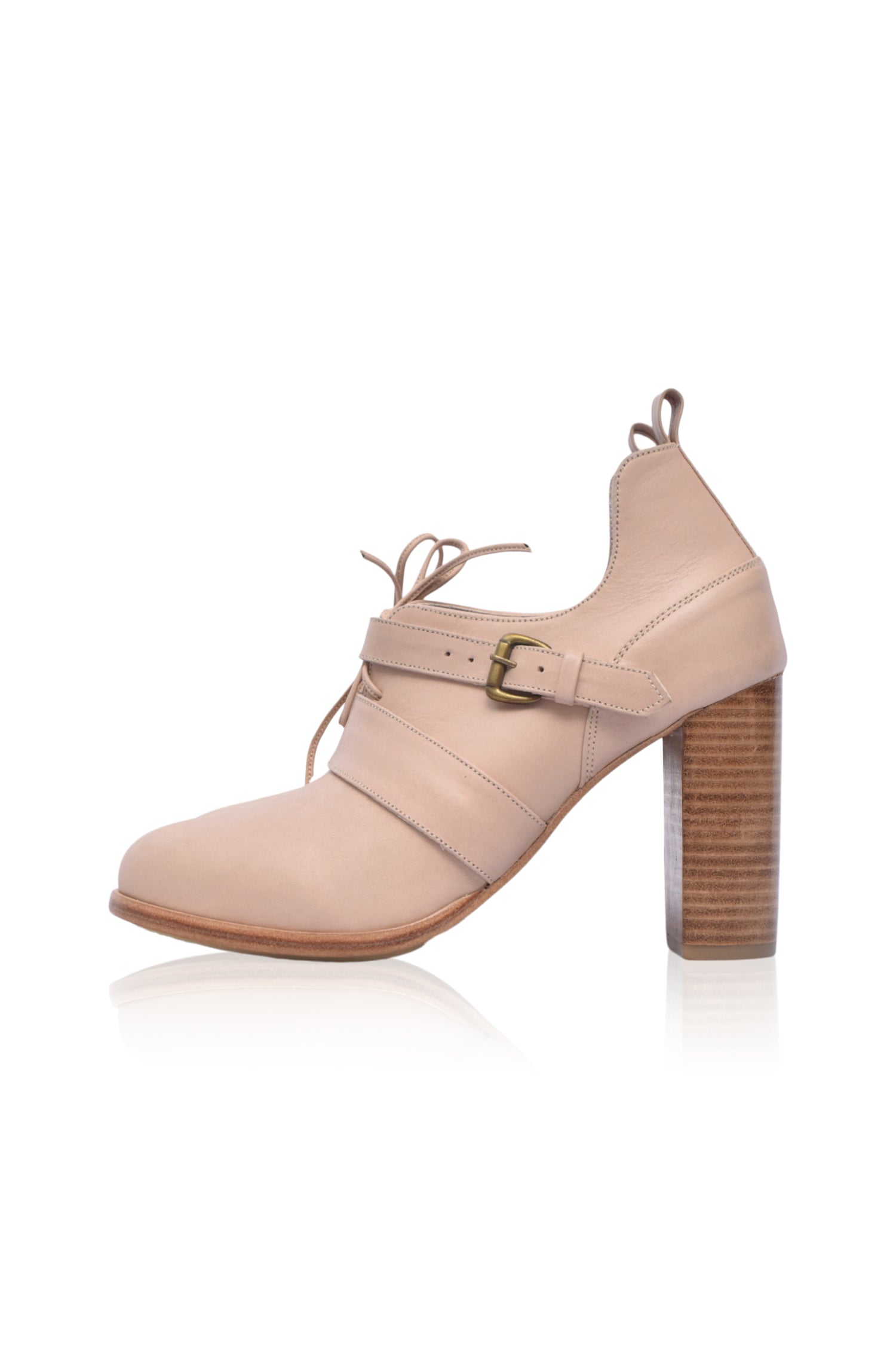 Buy Josephine Lace up Leather Heels by Bali ELF