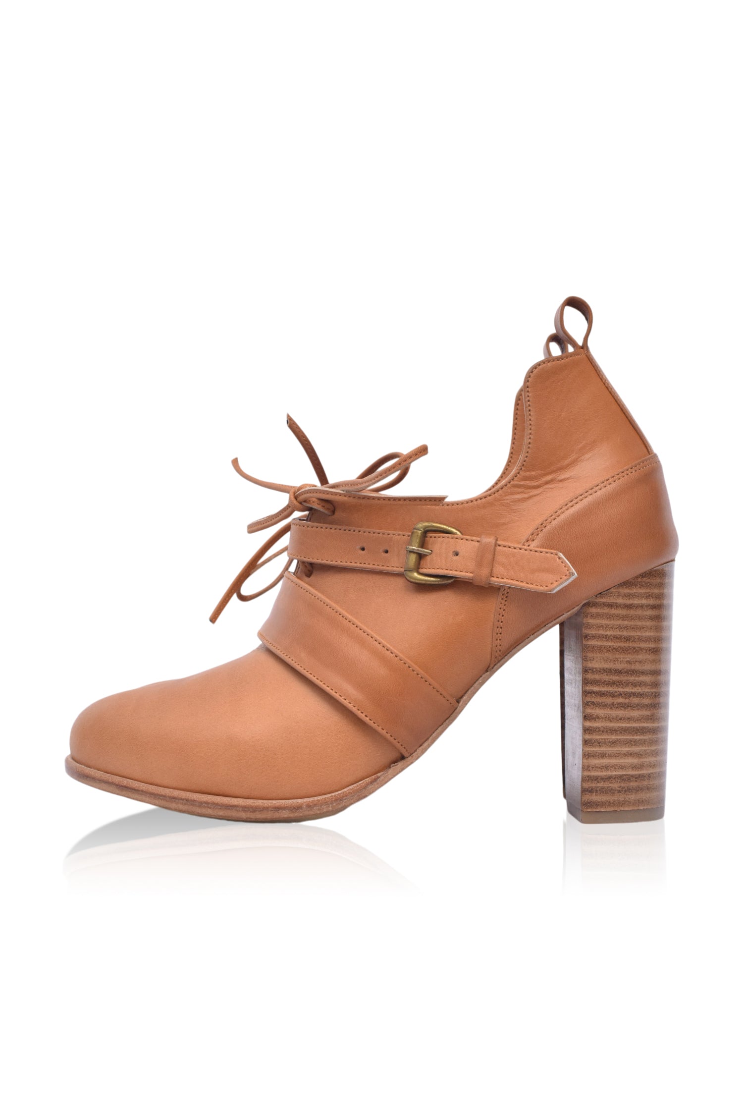 Buy Josephine Lace up Leather Heels by Bali ELF