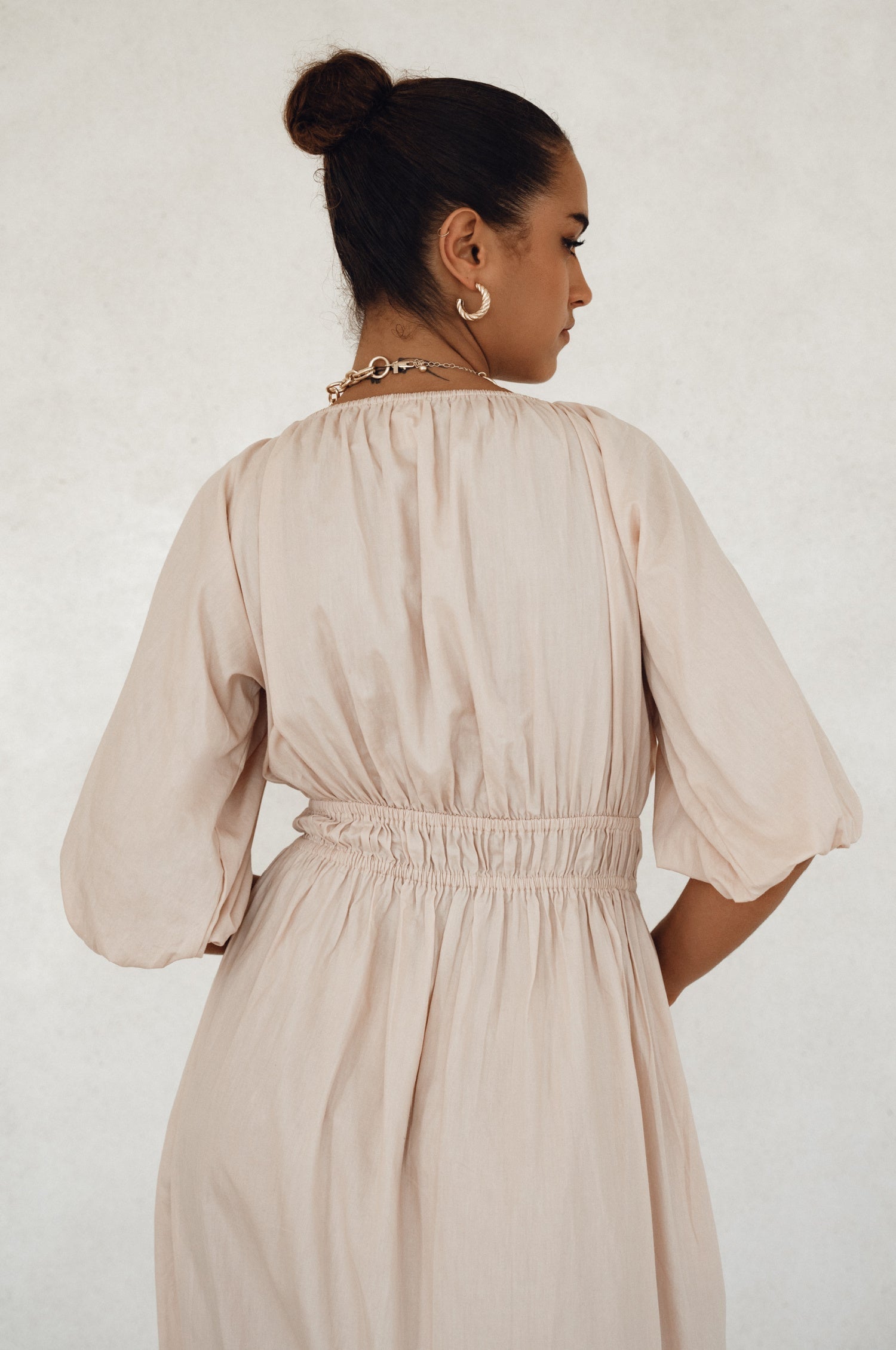 Buy Kezas Cotton Maxi Dress by Bali ELF