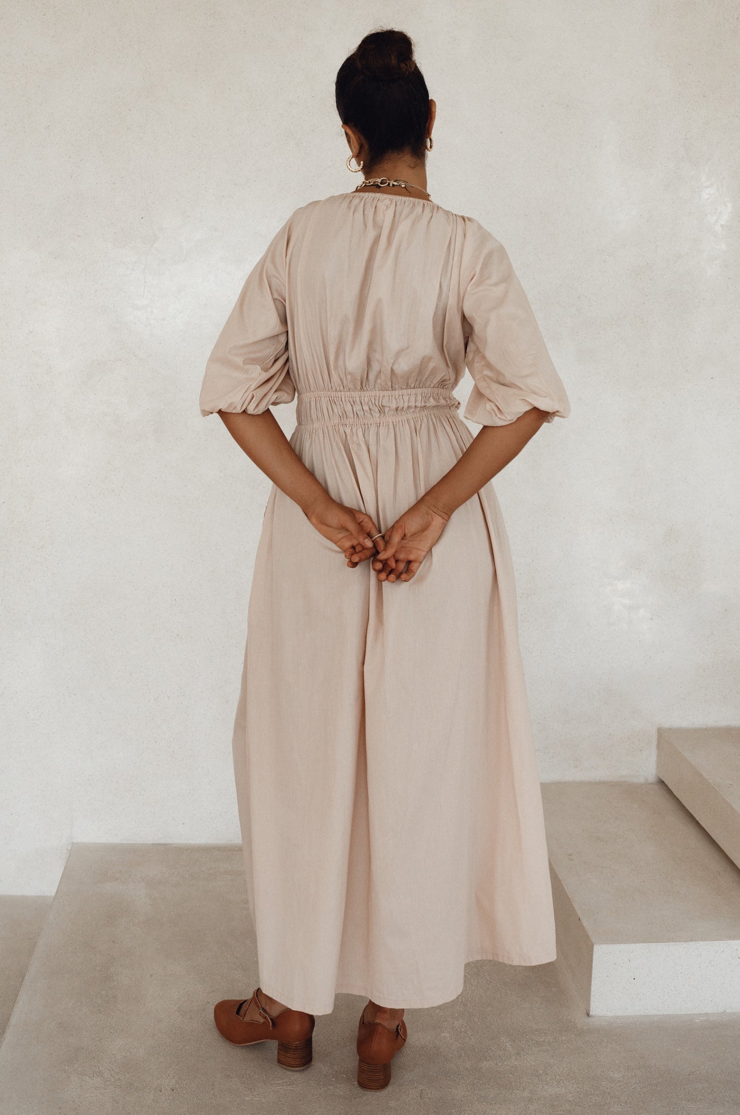 Buy Kezas Cotton Maxi Dress by Bali ELF