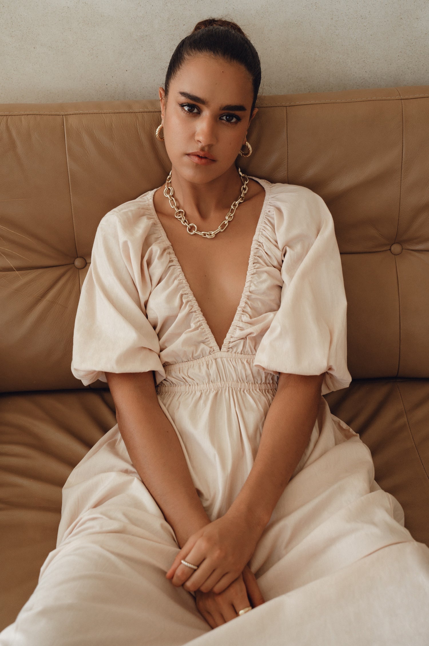 Buy Kezas Cotton Maxi Dress by Bali ELF