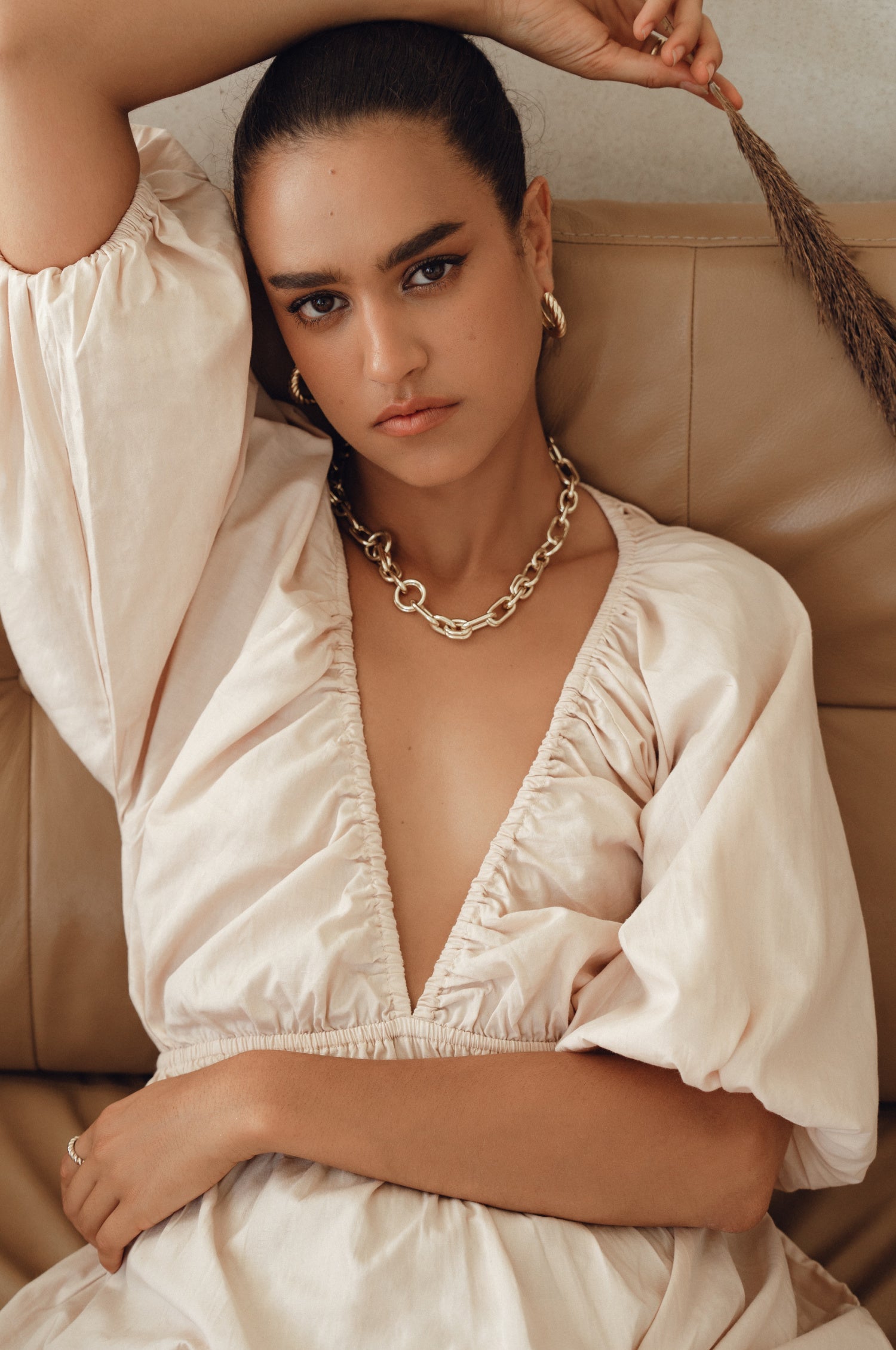 Buy Kezas Cotton Maxi Dress by Bali ELF