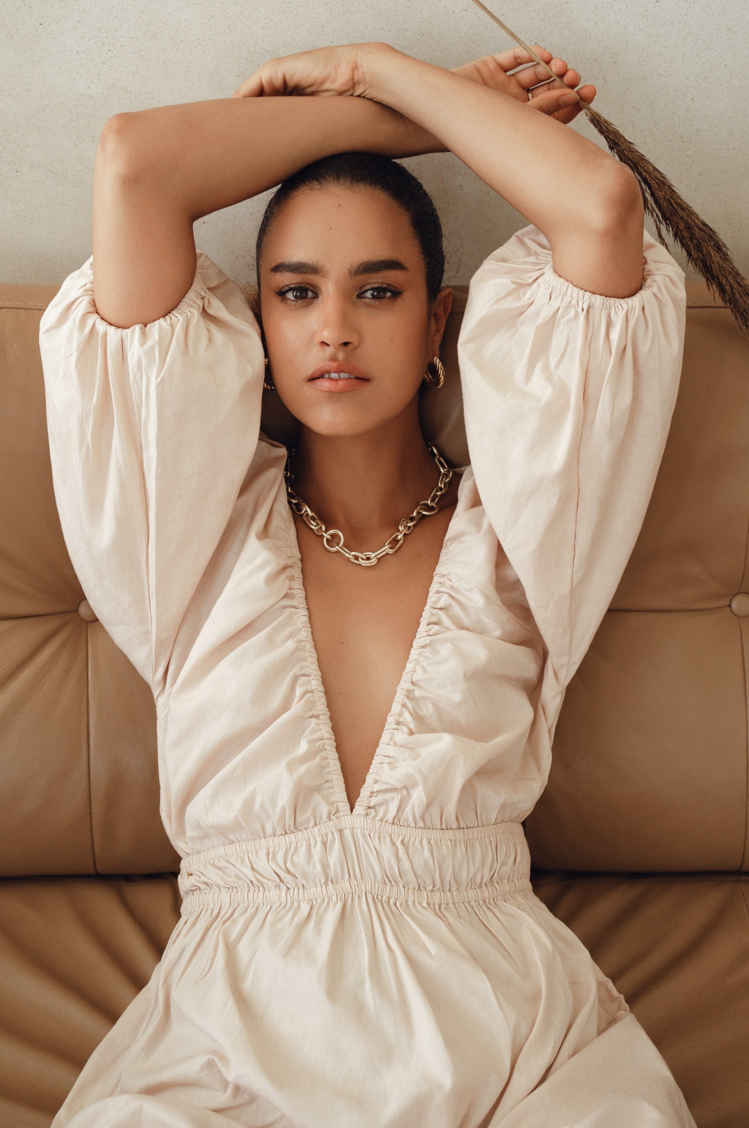 Buy Kezas Cotton Maxi Dress by Bali ELF