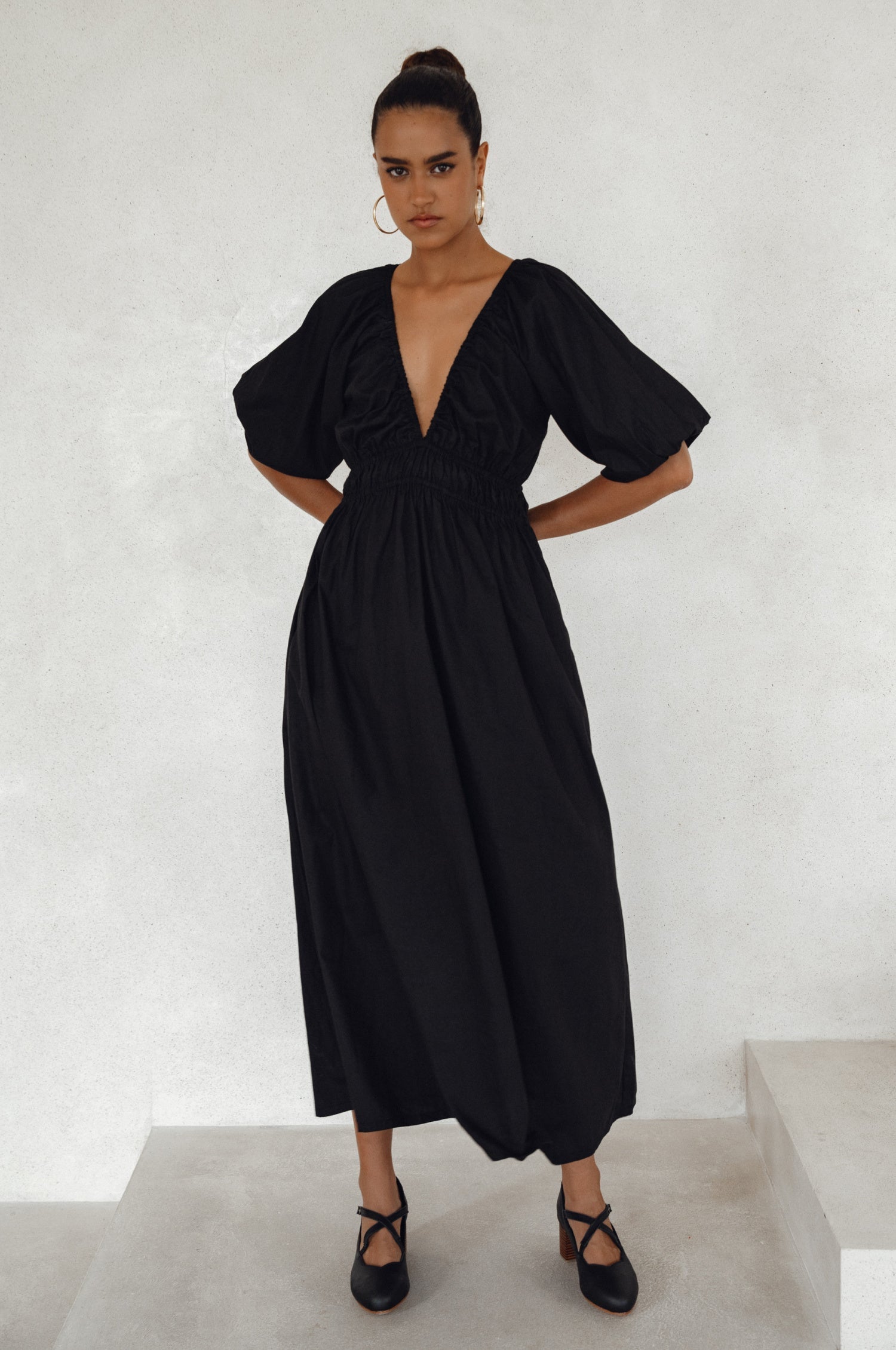 Buy Kezas Cotton Maxi Dress by Bali ELF