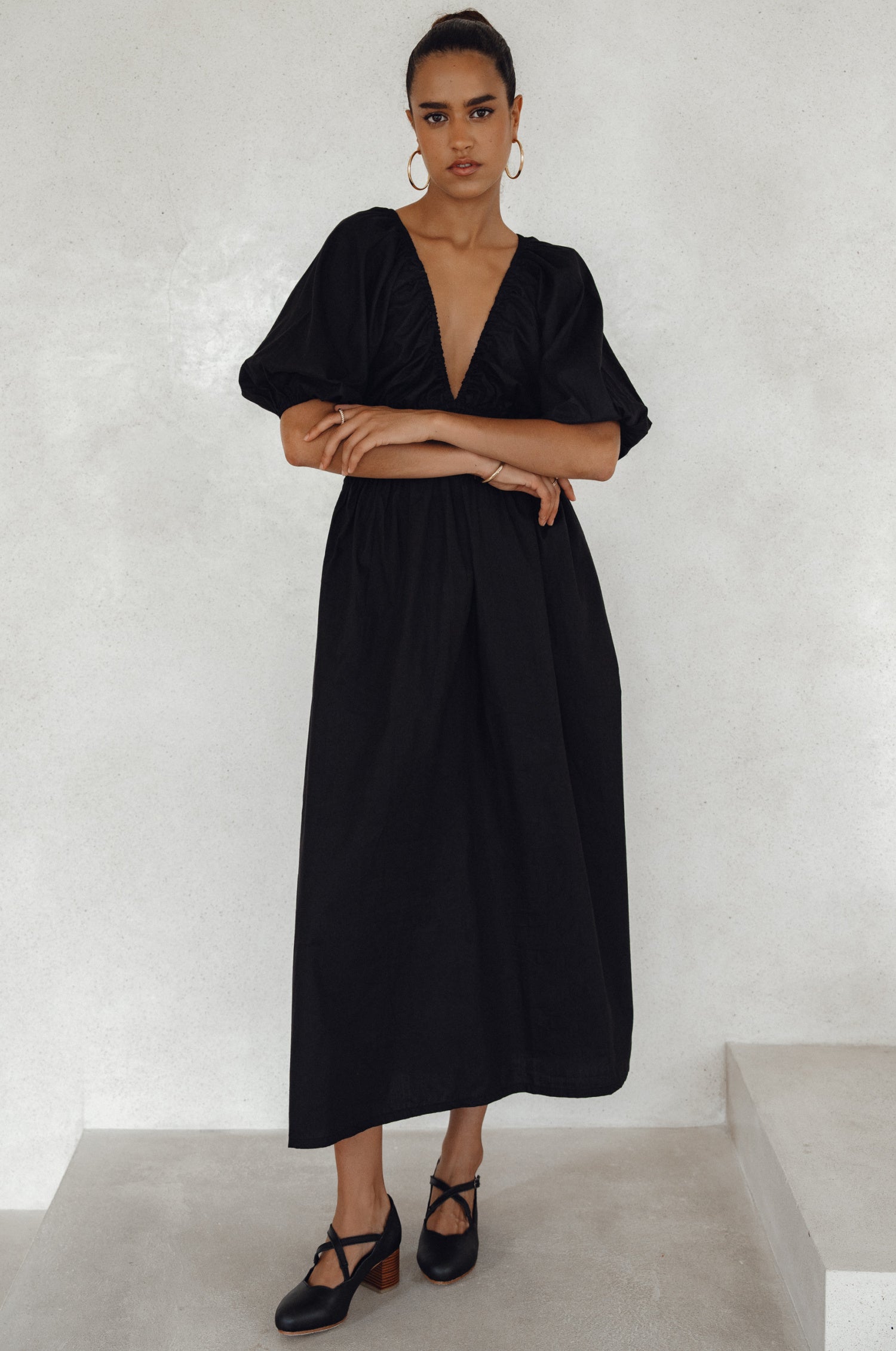 Buy Kezas Cotton Maxi Dress by Bali ELF