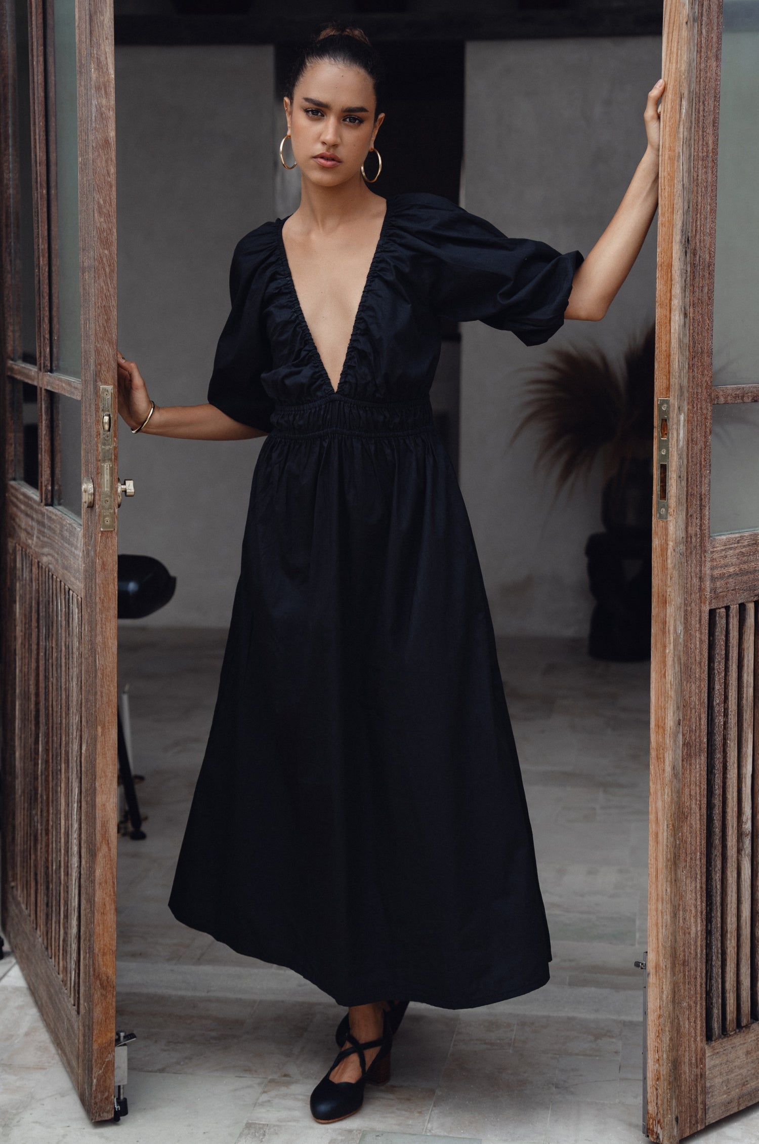 Buy Kezas Cotton Maxi Dress by Bali ELF