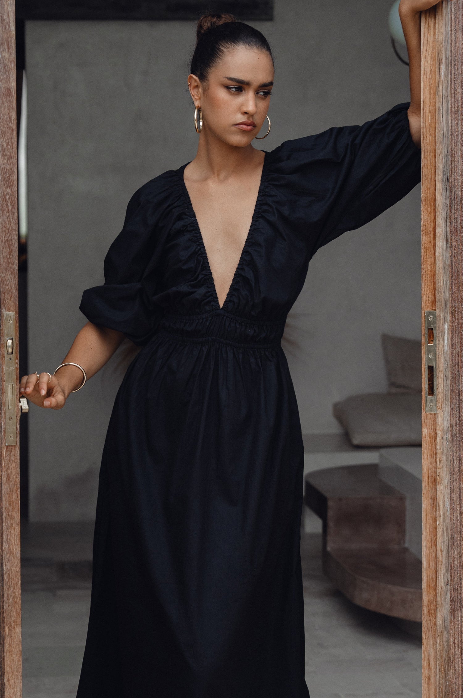 Buy Kezas Cotton Maxi Dress by Bali ELF