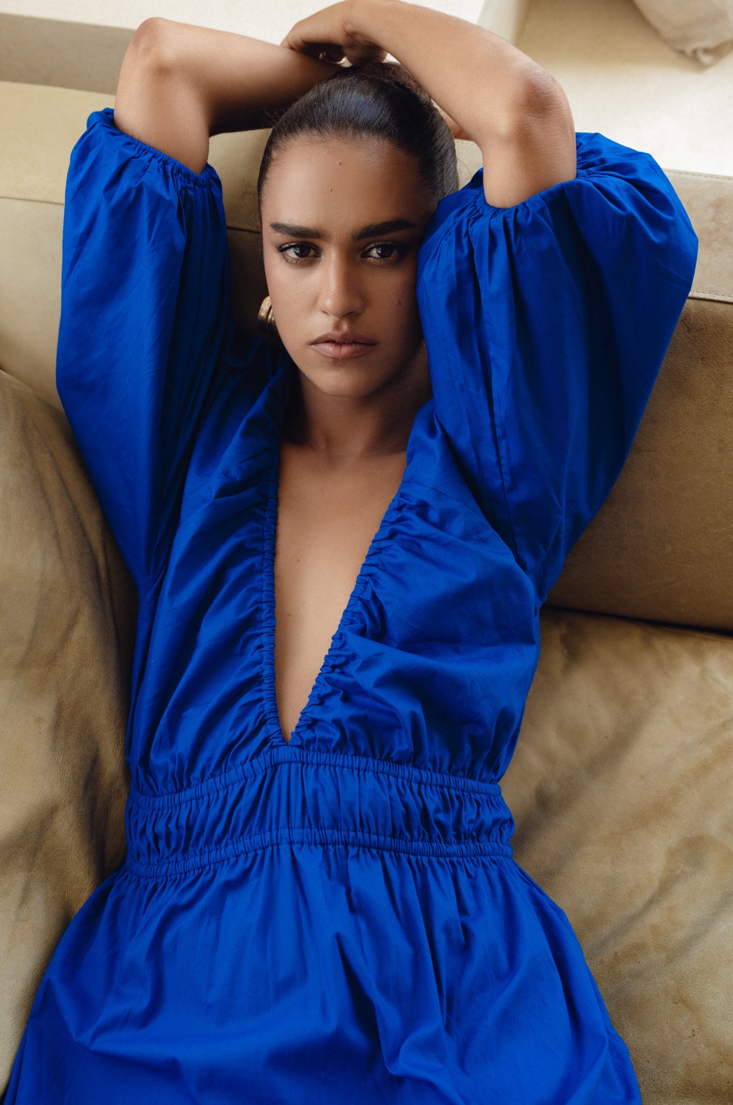 Buy Kezas Cotton Maxi Dress by Bali ELF