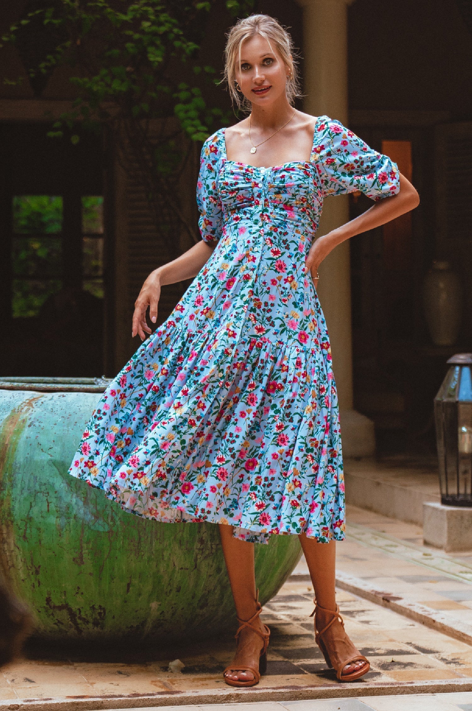 Buy Lilit Midi Dress by Bali ELF