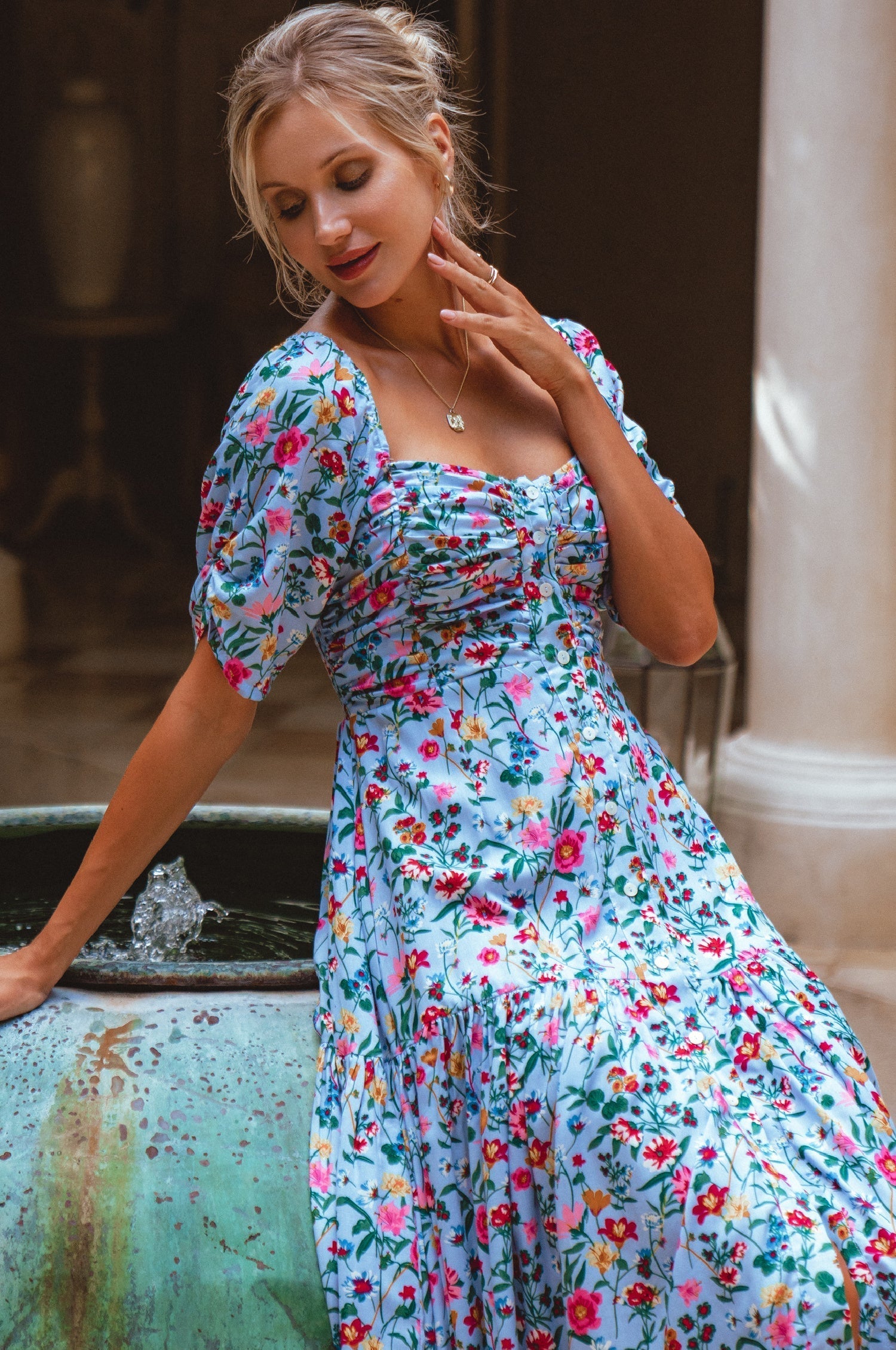 Buy Lilit Midi Dress by Bali ELF