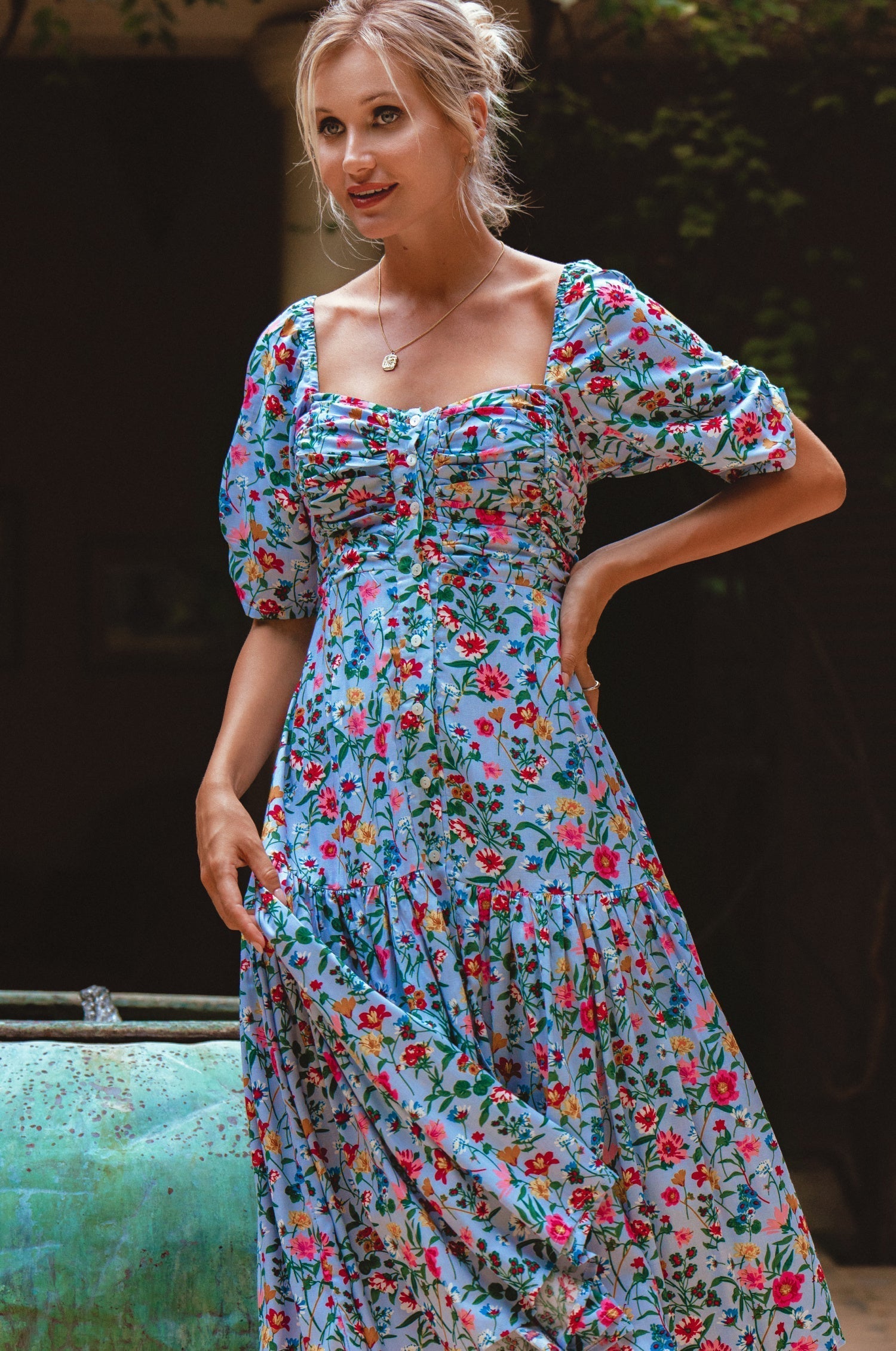 Buy Lilit Midi Dress by Bali ELF